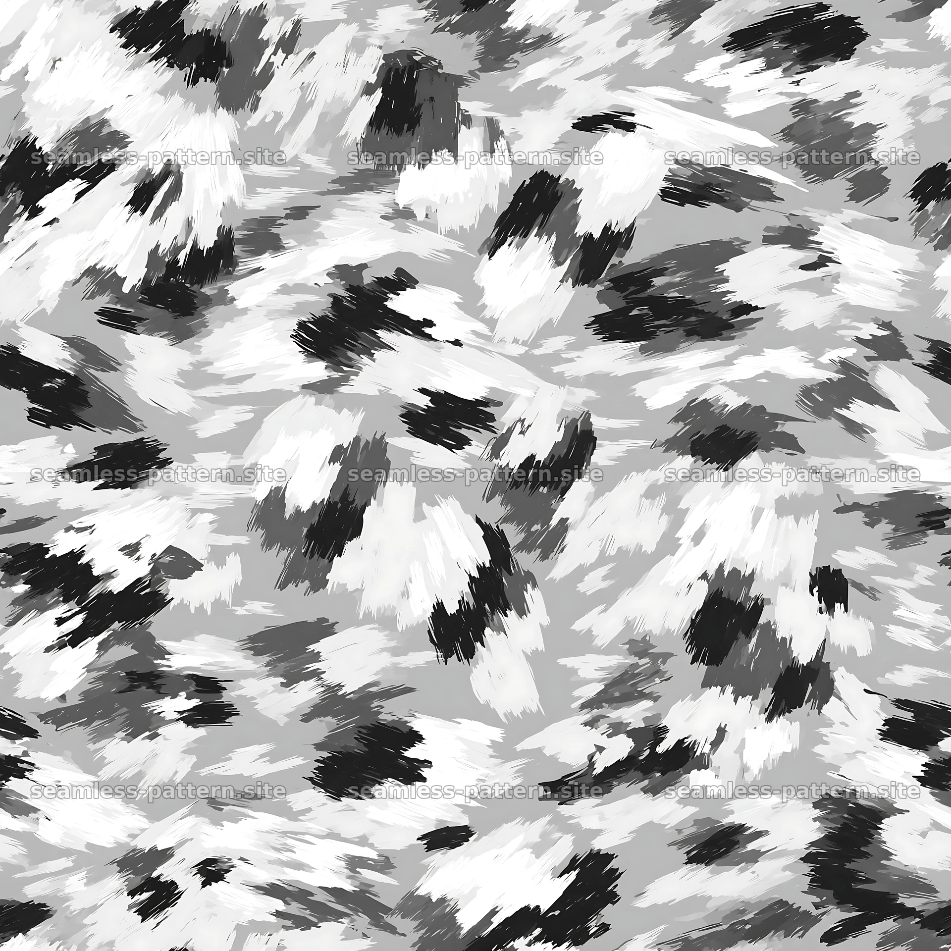 Seamless arctic camouflage brushstroke pattern for textiles — seamless tileable pattern