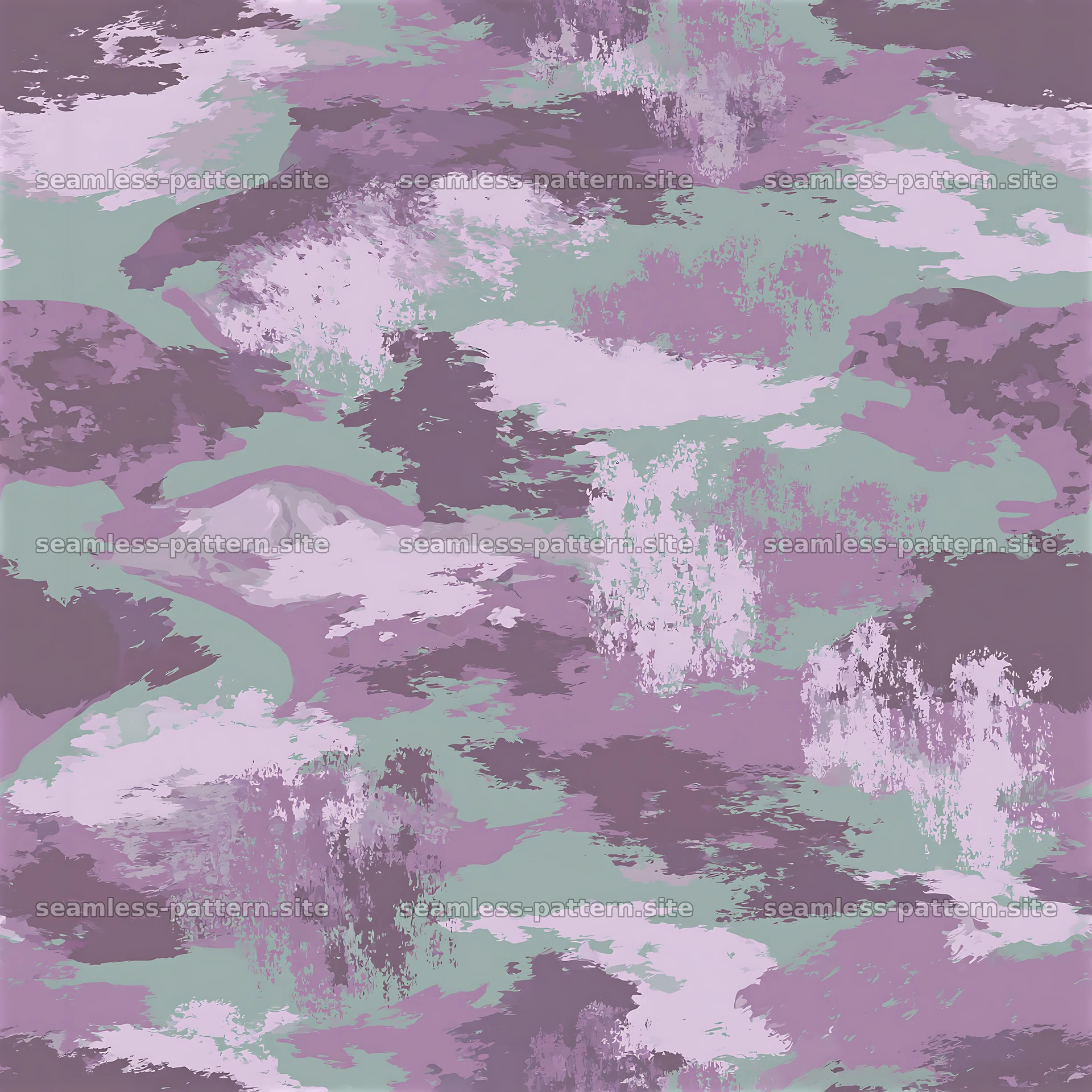 Purple paint camouflage seamless pattern with abstract shapes — seamless tileable pattern at 8192x8192