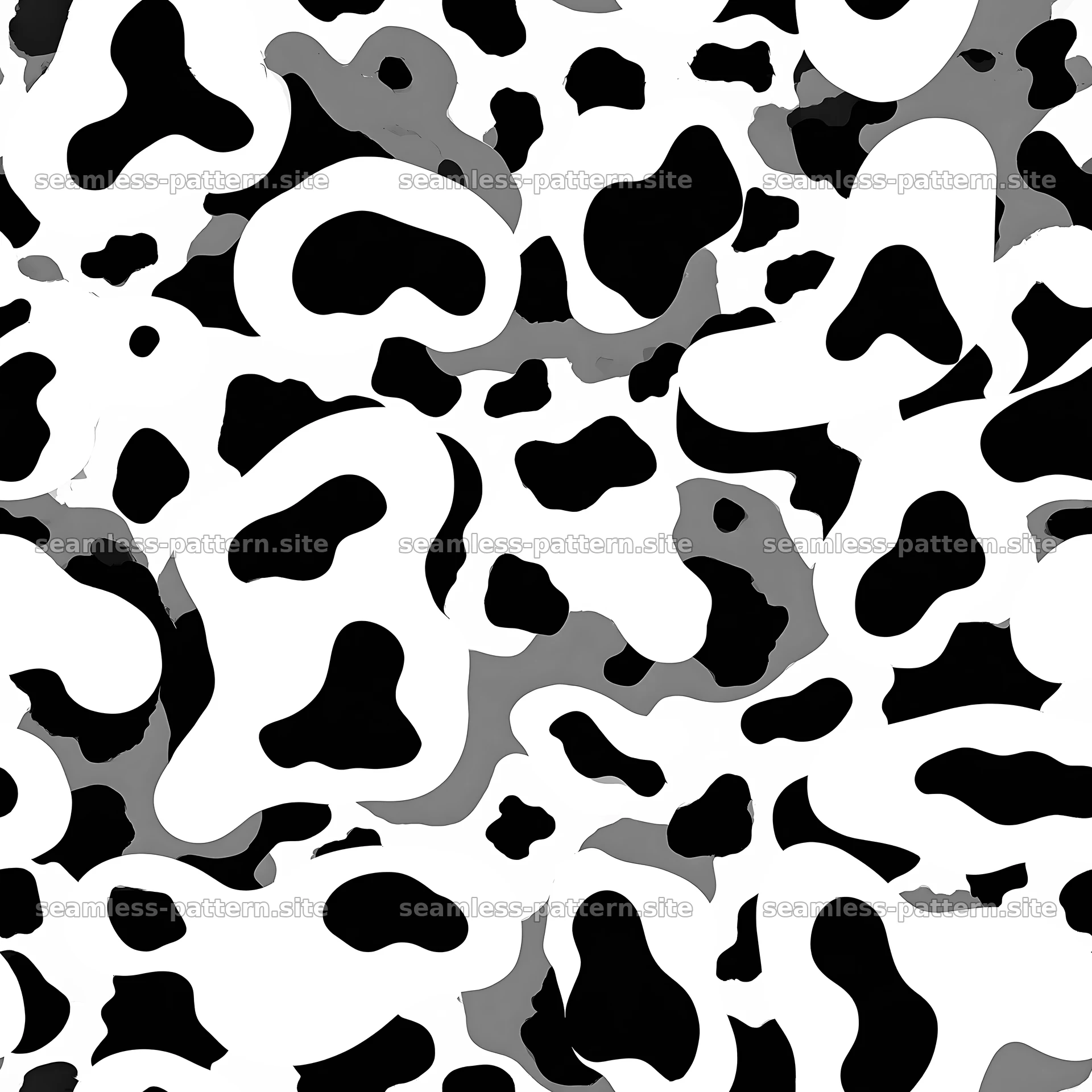 Rugged black and white camouflage seamless pattern for textiles — seamless tileable pattern