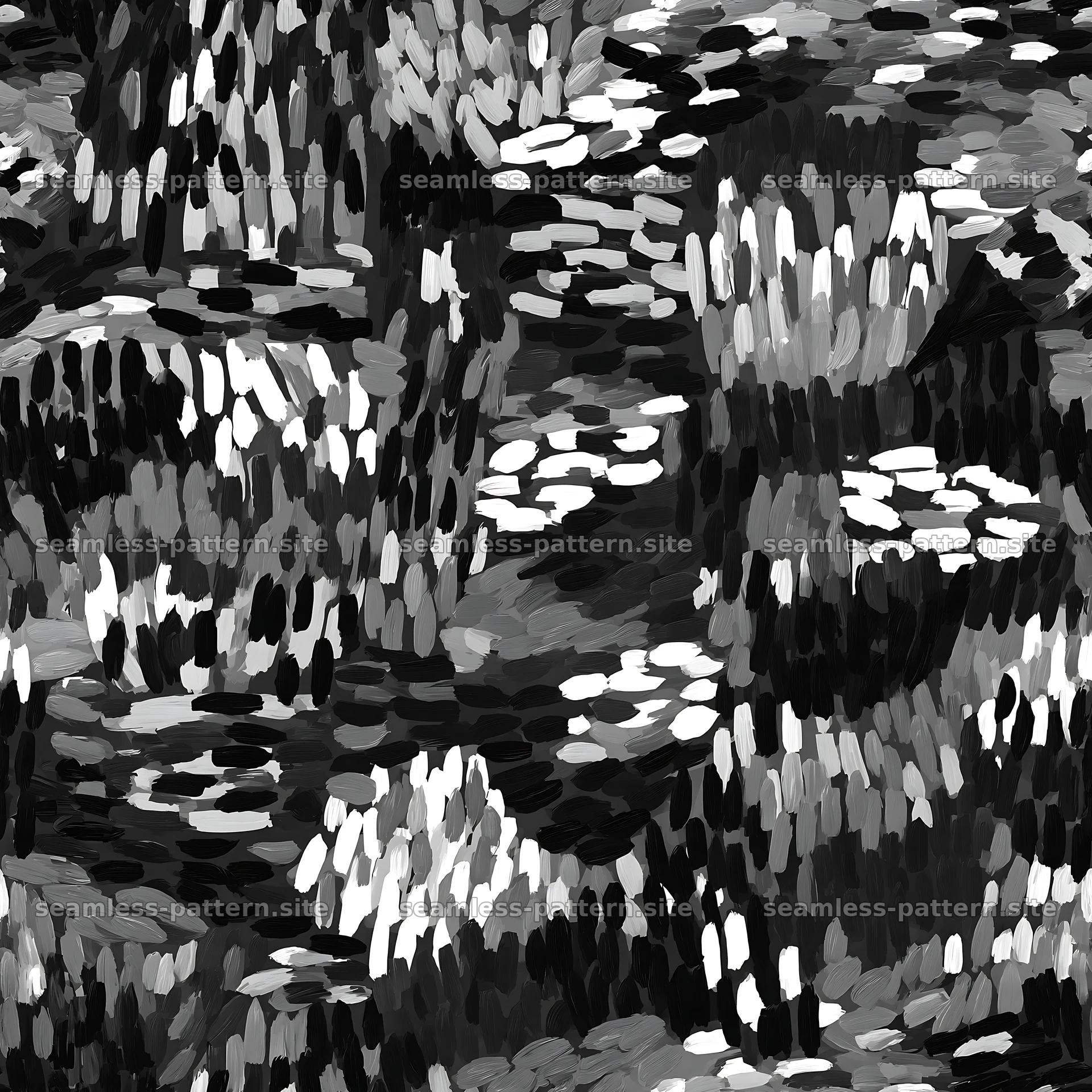 Seamless green camouflage brushstroke pattern — seamless tileable pattern