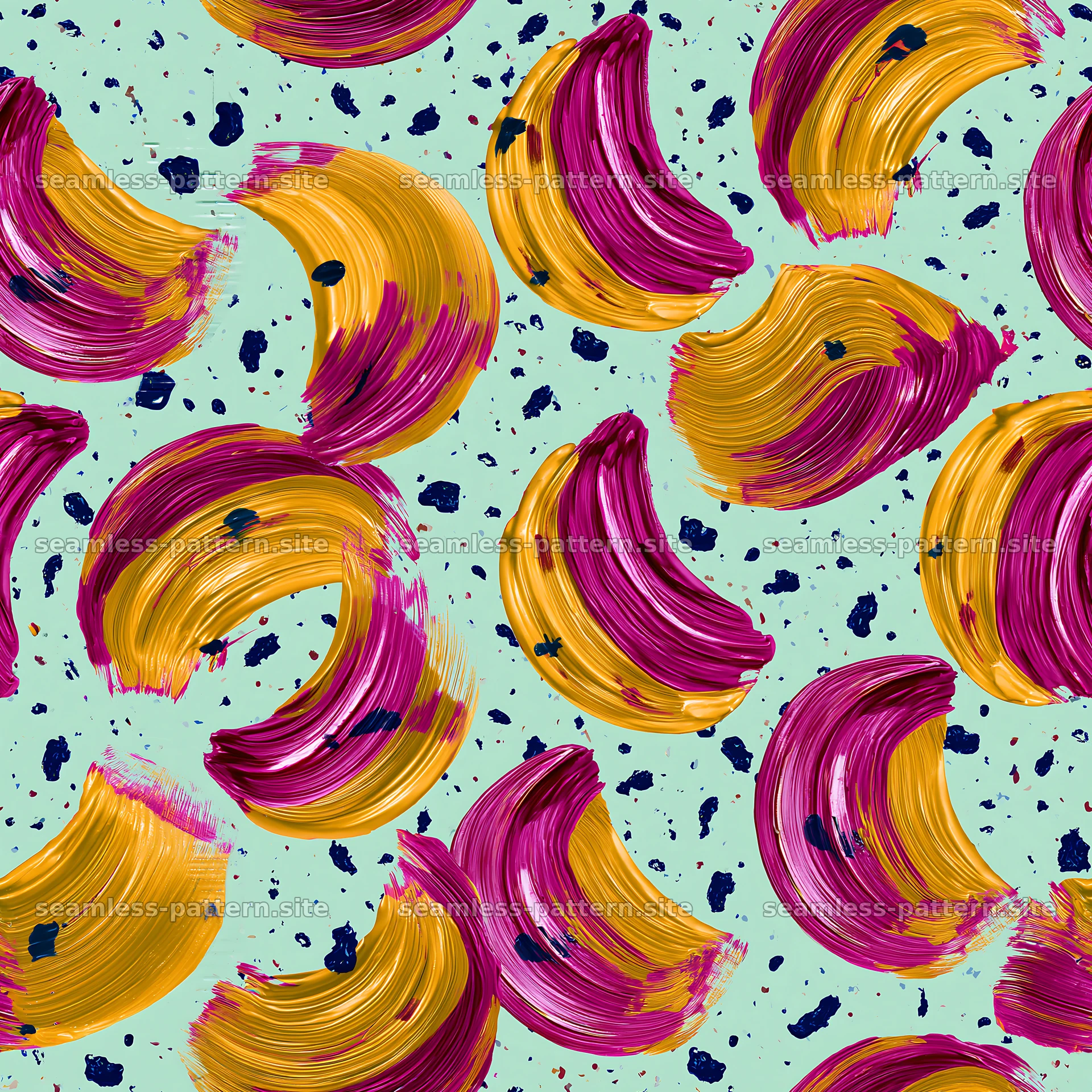 High contrast acrylic brushstroke seamless pattern design seamless pattern