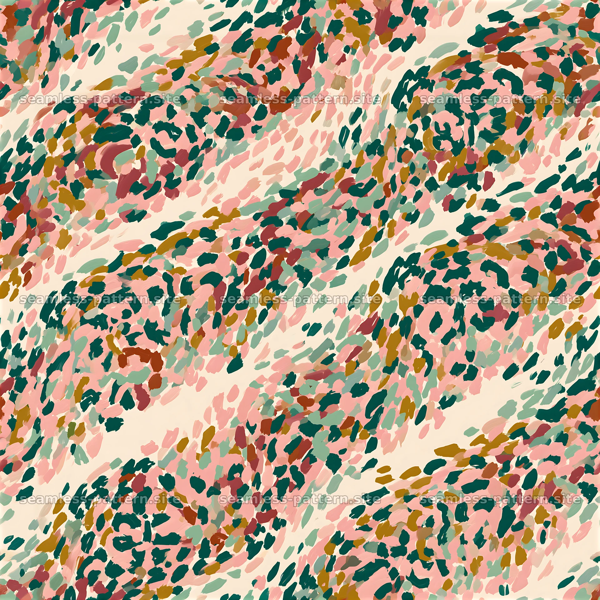 Colorful Abstract Brushstroke Seamless Pattern — seamless tileable pattern at 8192x8192