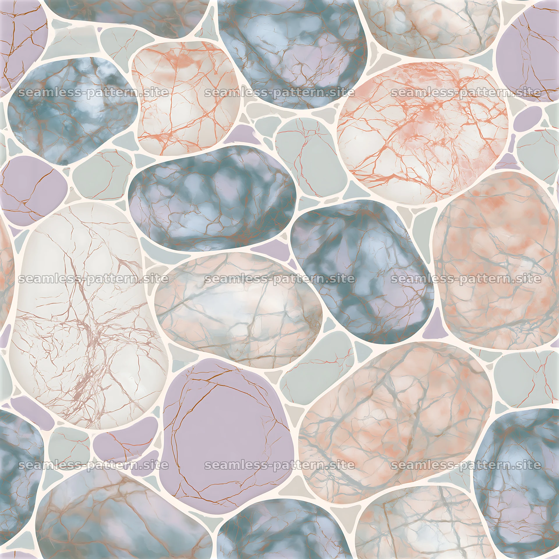 Pastel veined stone repeat pattern creates a unique visual effect — seamless tileable pattern at 8192x8192