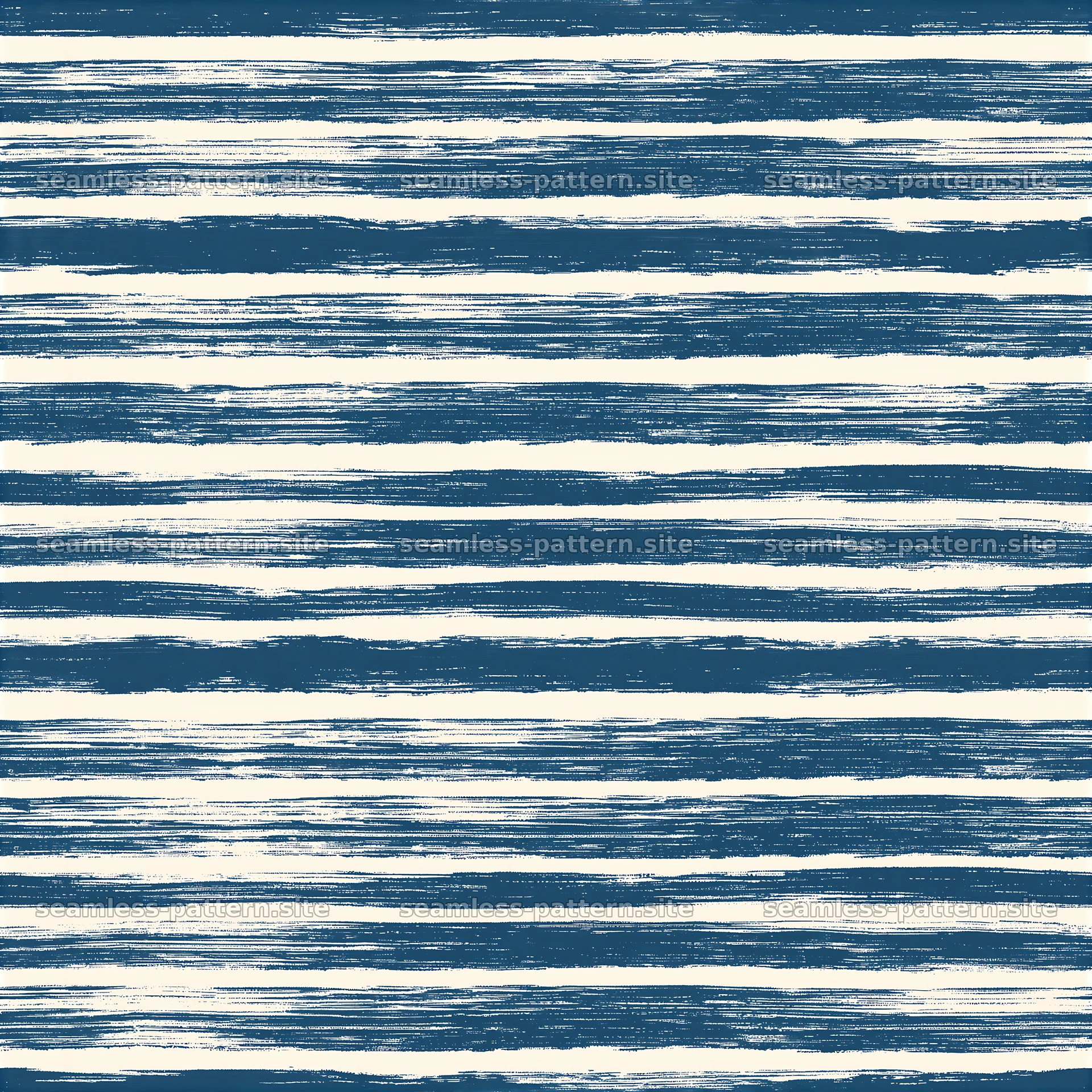 Seamless painterly brush stripe texture in blue and white shades — seamless tileable pattern at 8192x8192