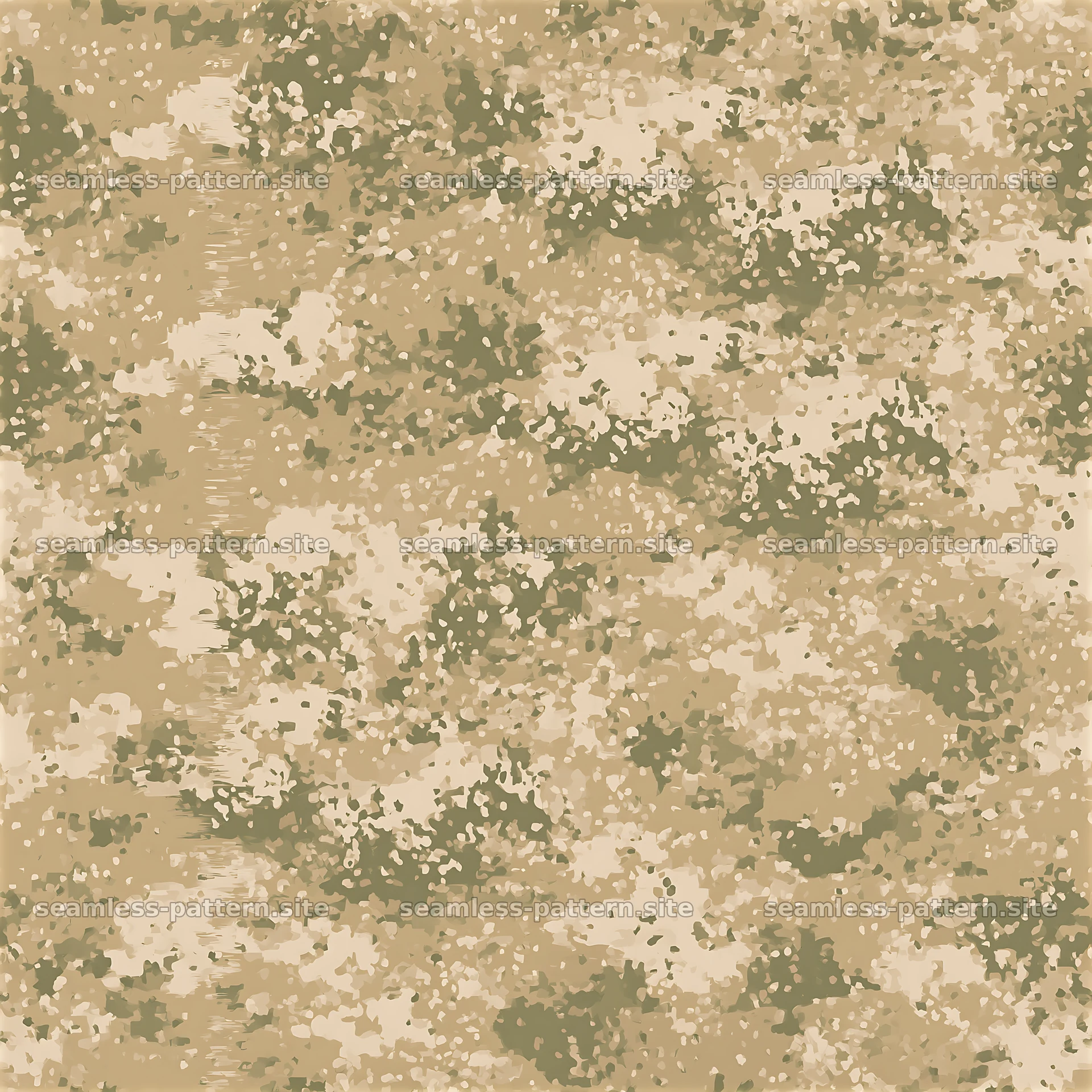 Seamless desert camouflage pattern with earthy tones and dynamic — seamless tileable pattern at 8192x8192
