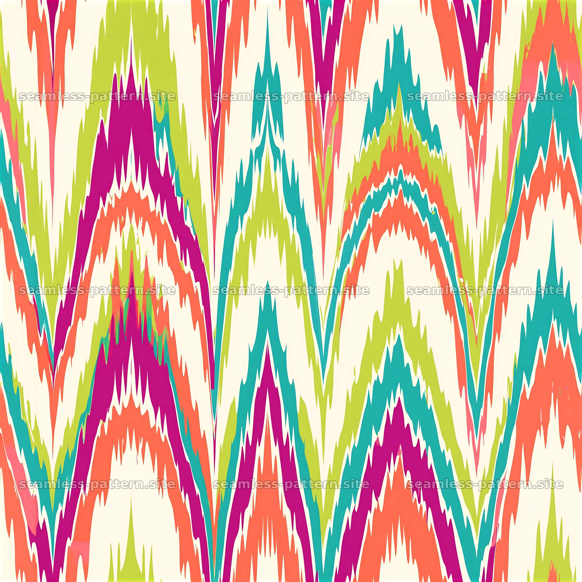 Colorful jagged arch seamless pattern — seamless tileable pattern at 8192x8192
