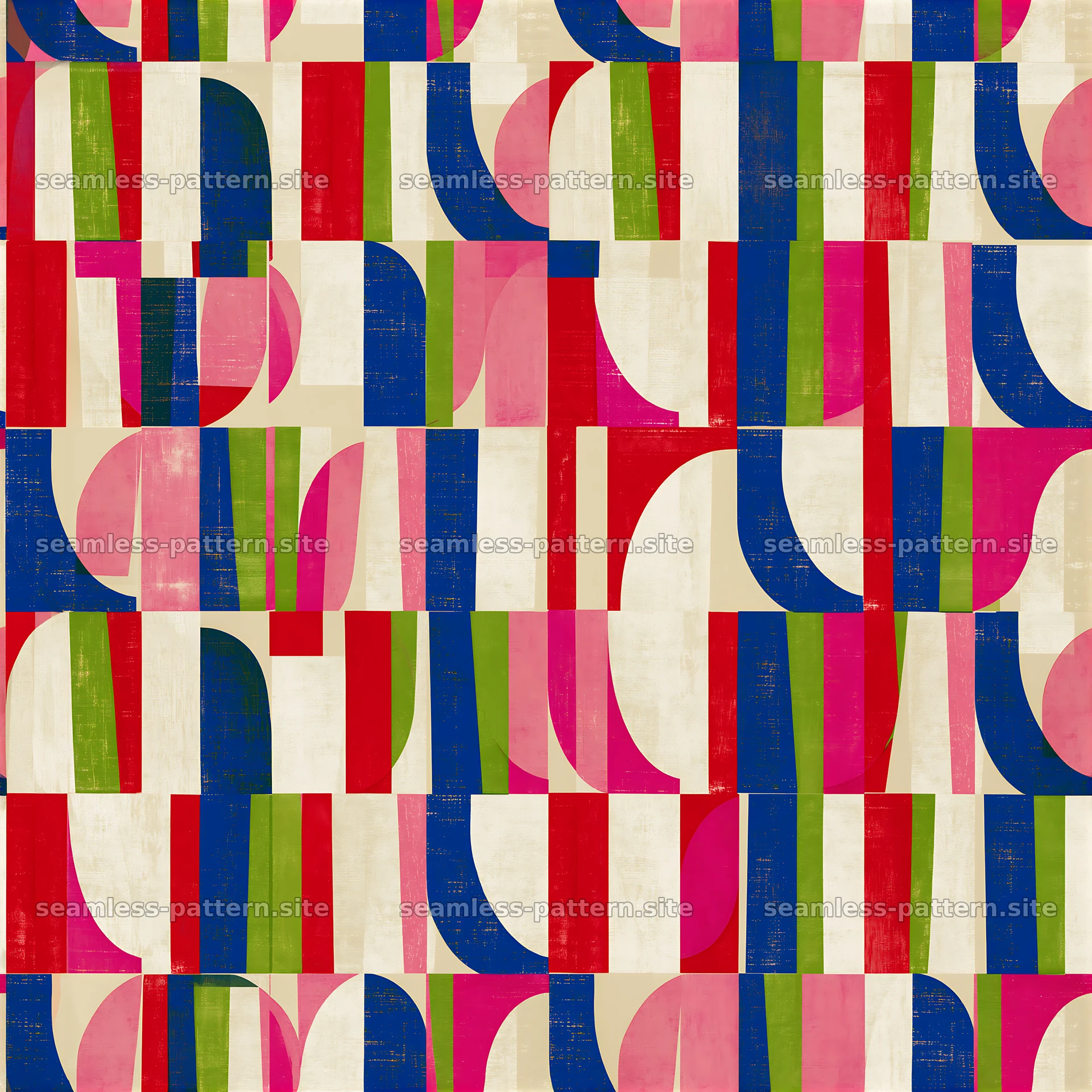 Bright fragmented arcs seamless pattern — seamless tileable pattern at 8192x8192