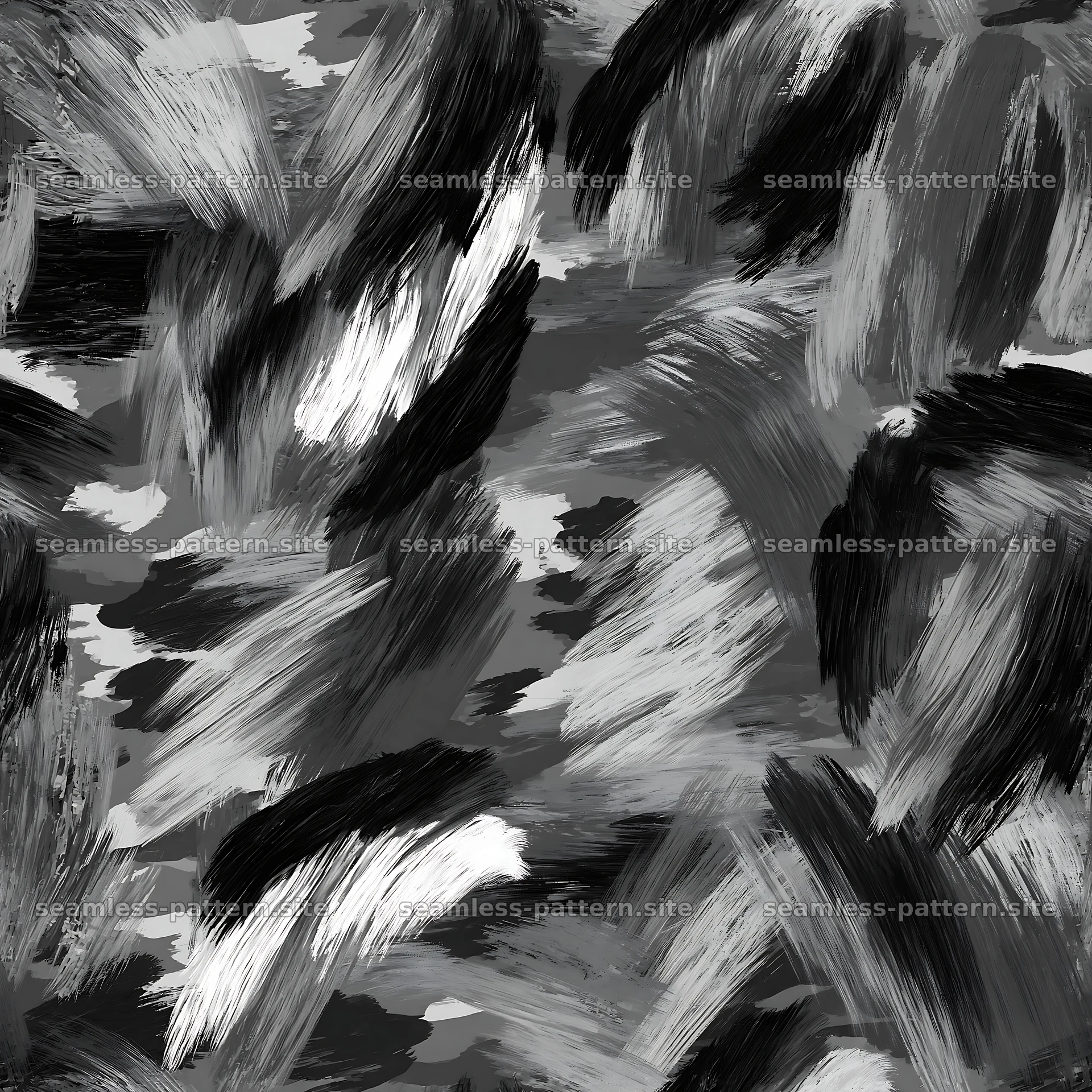 Unique seamless jungle camouflage brushstroke pattern — seamless tileable pattern