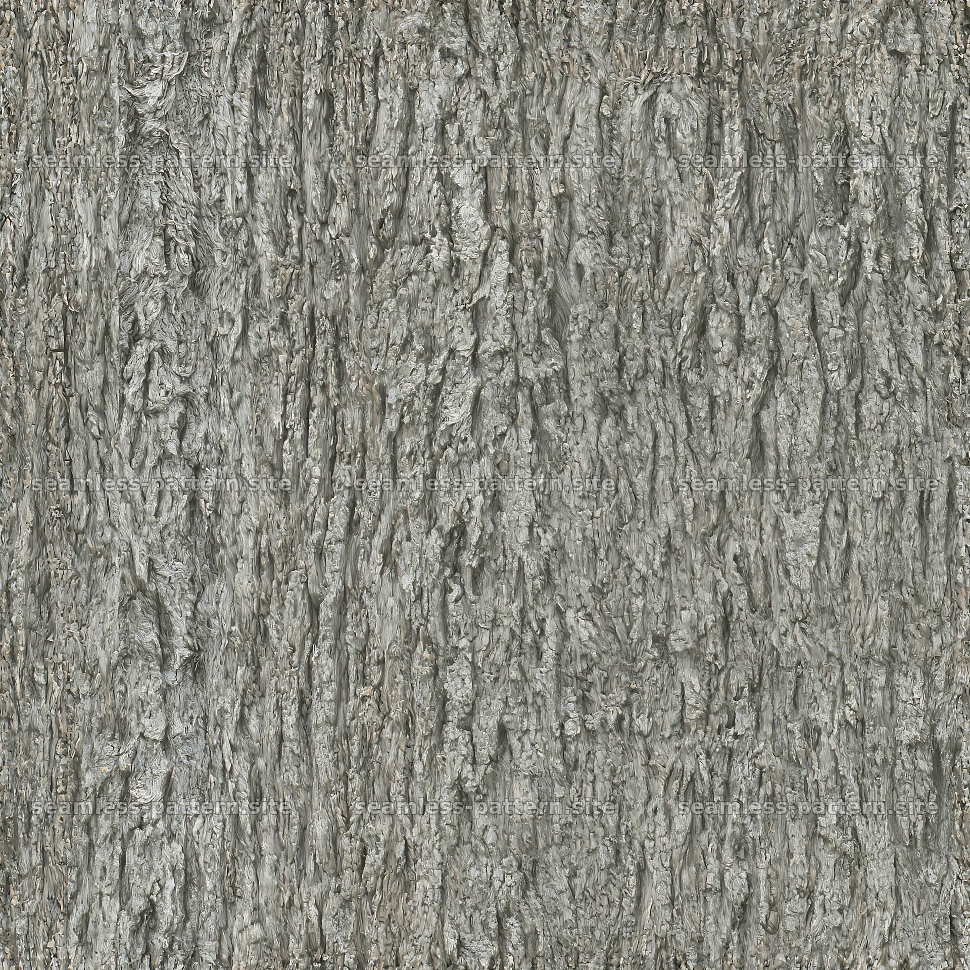 Seamless cool gray bark texture for fabric and wallpaper — seamless tileable pattern