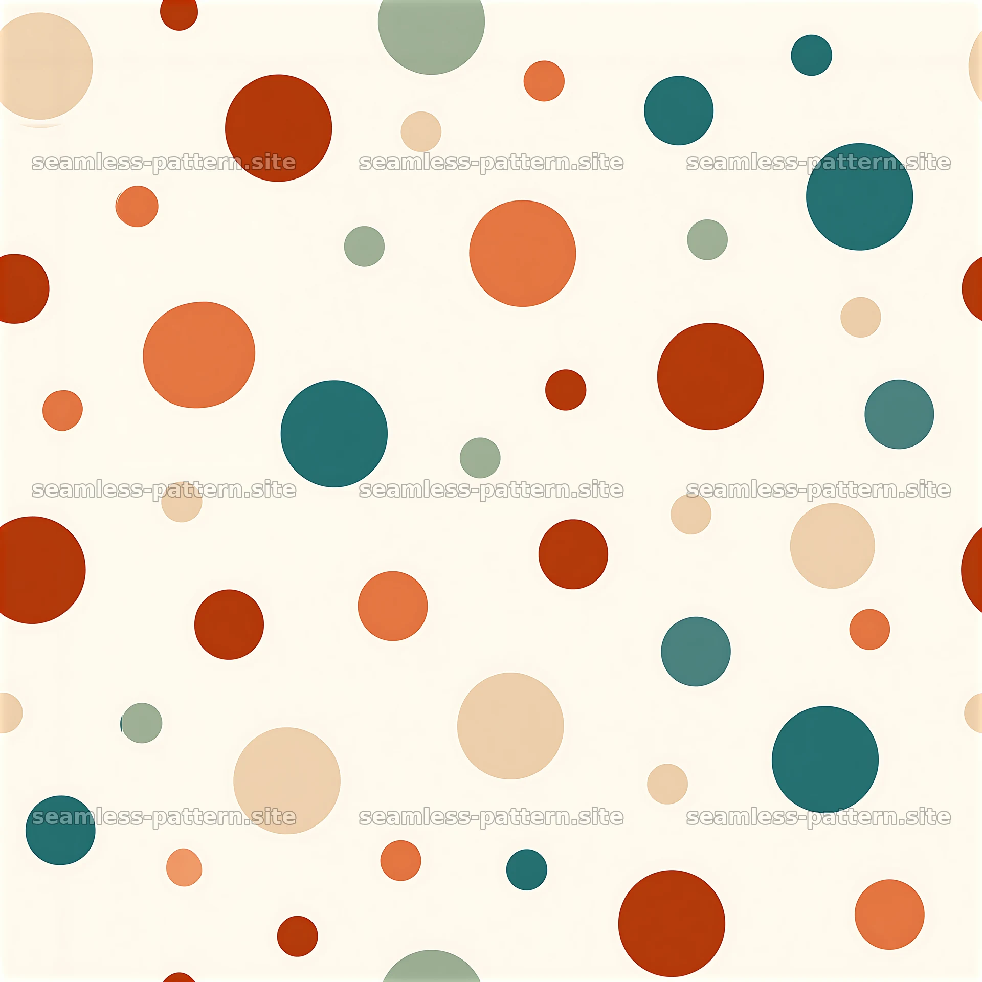 Colorful Abstract Circle Seamless Pattern — seamless tileable pattern at 8192x8192