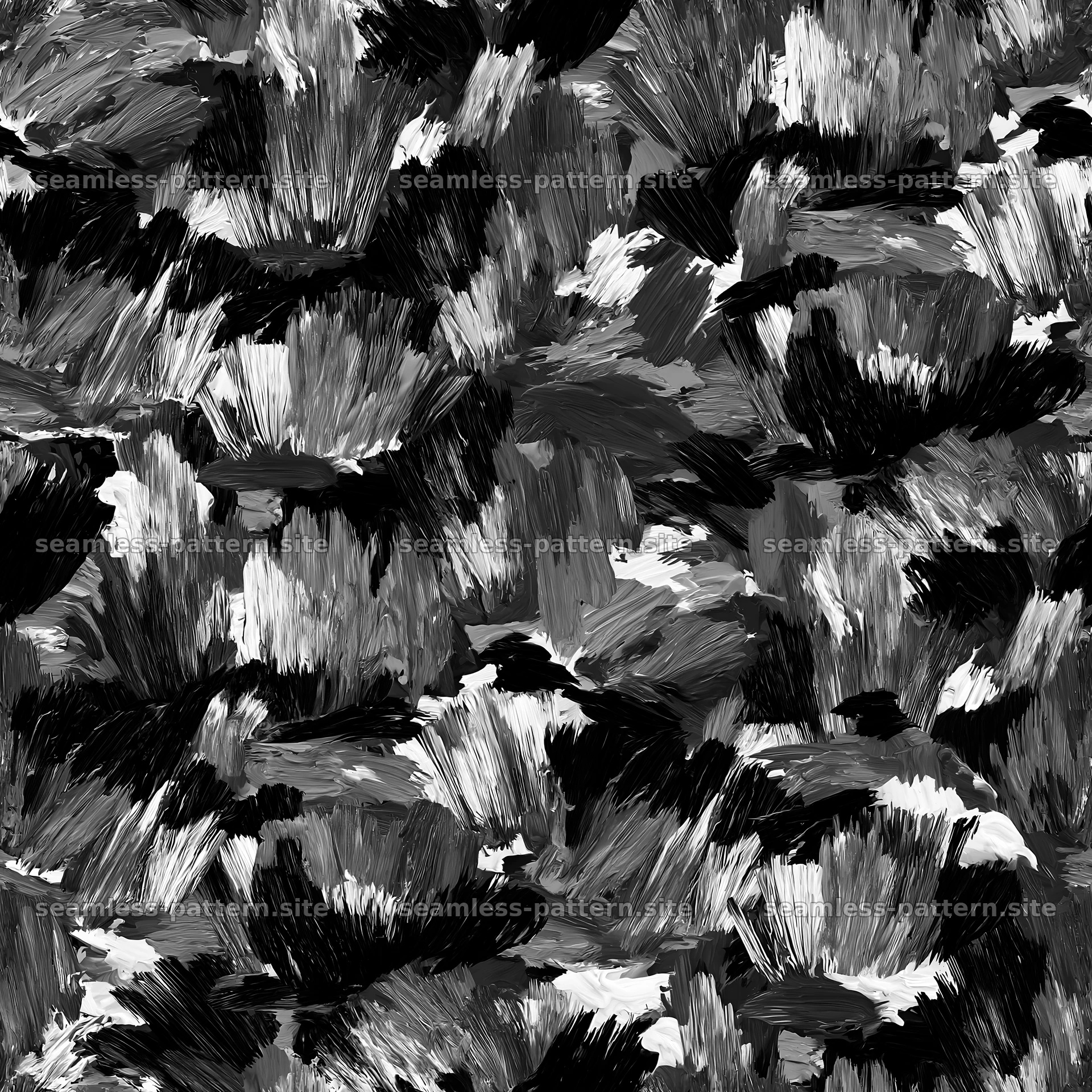 Seamless green camouflage brushstroke pattern — seamless tileable pattern