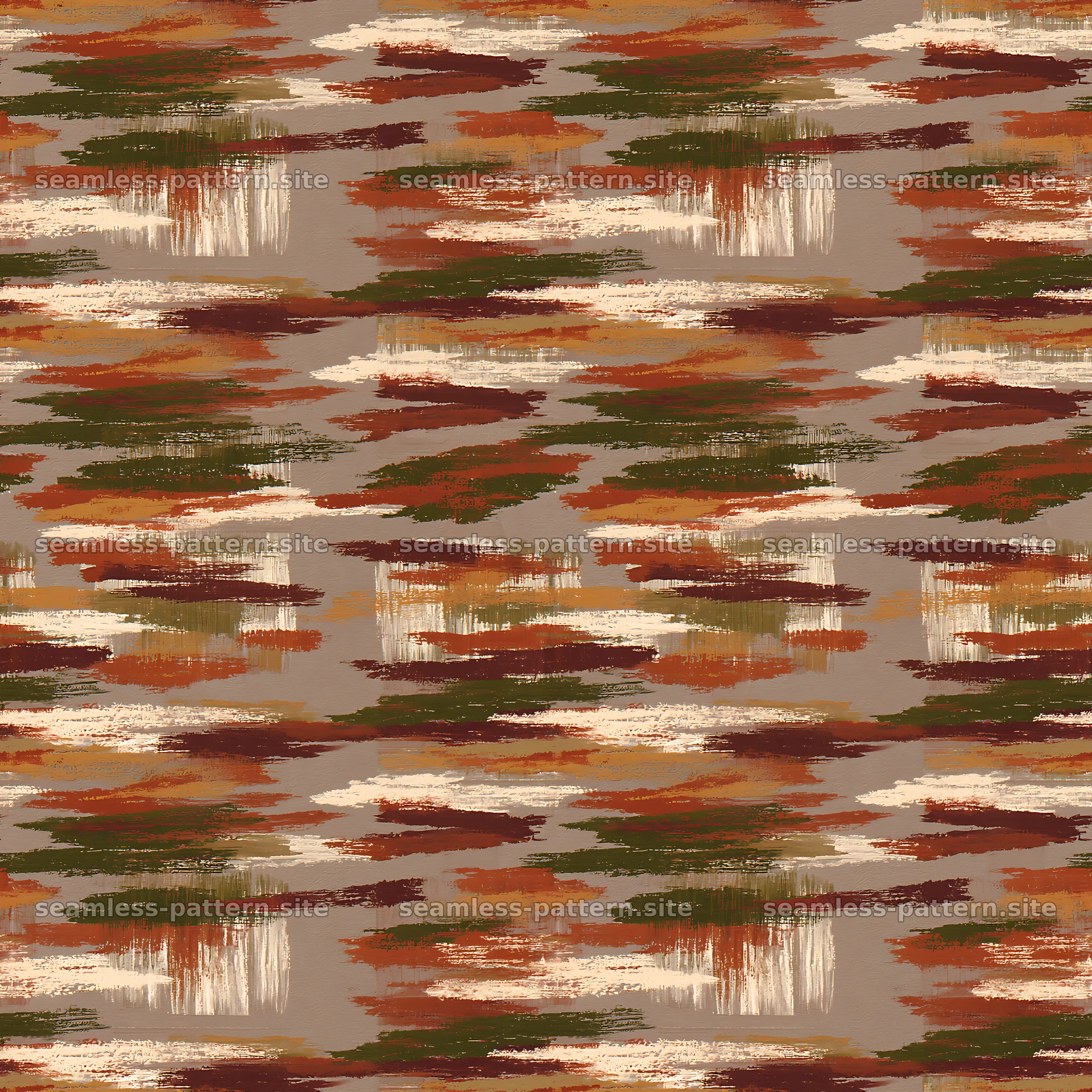 Seamless contrasting horizontal brushstroke pattern for textiles — seamless tileable pattern
