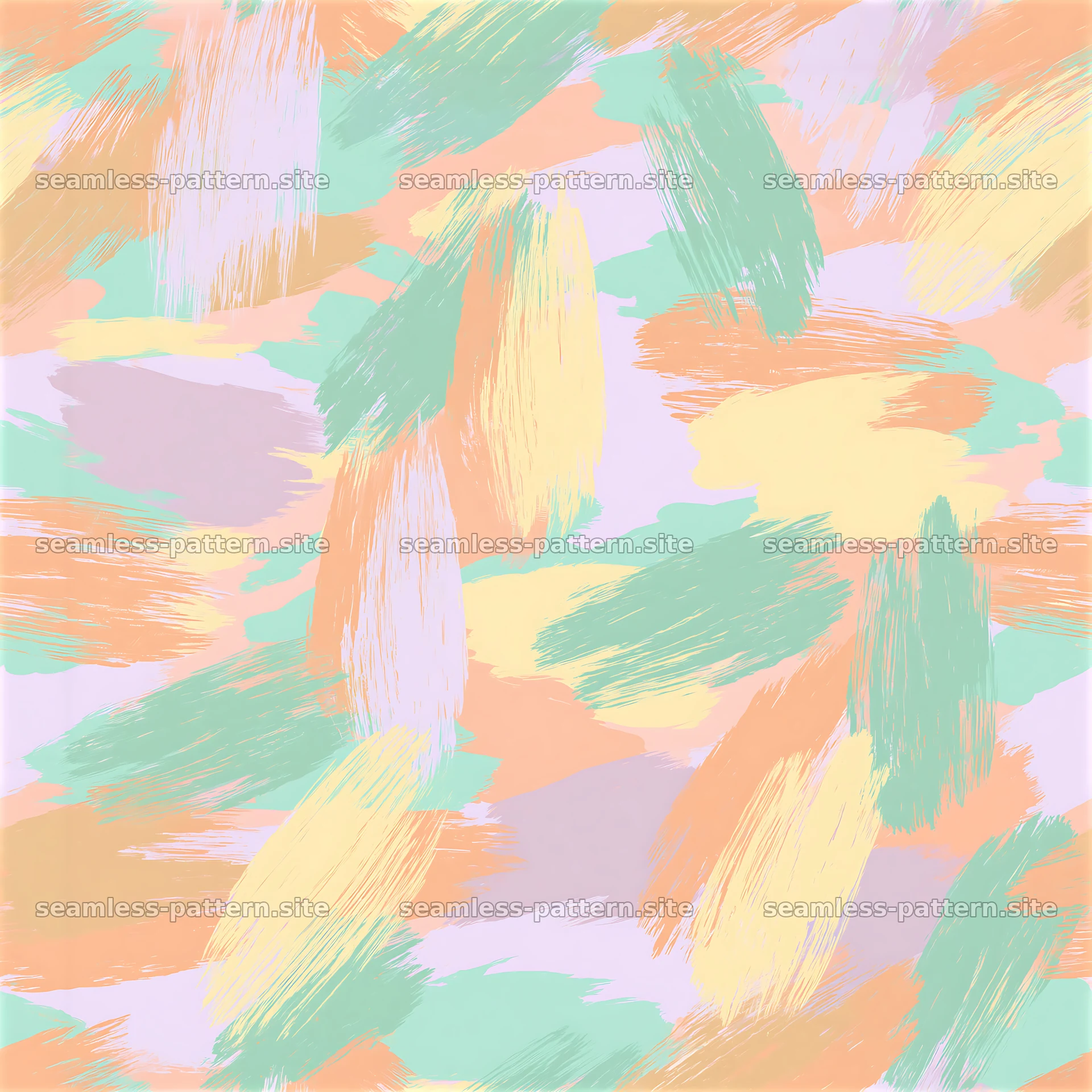Pastel Brushstroke Abstract Camouflage Seamless Pattern — seamless tileable pattern at 8192x8192