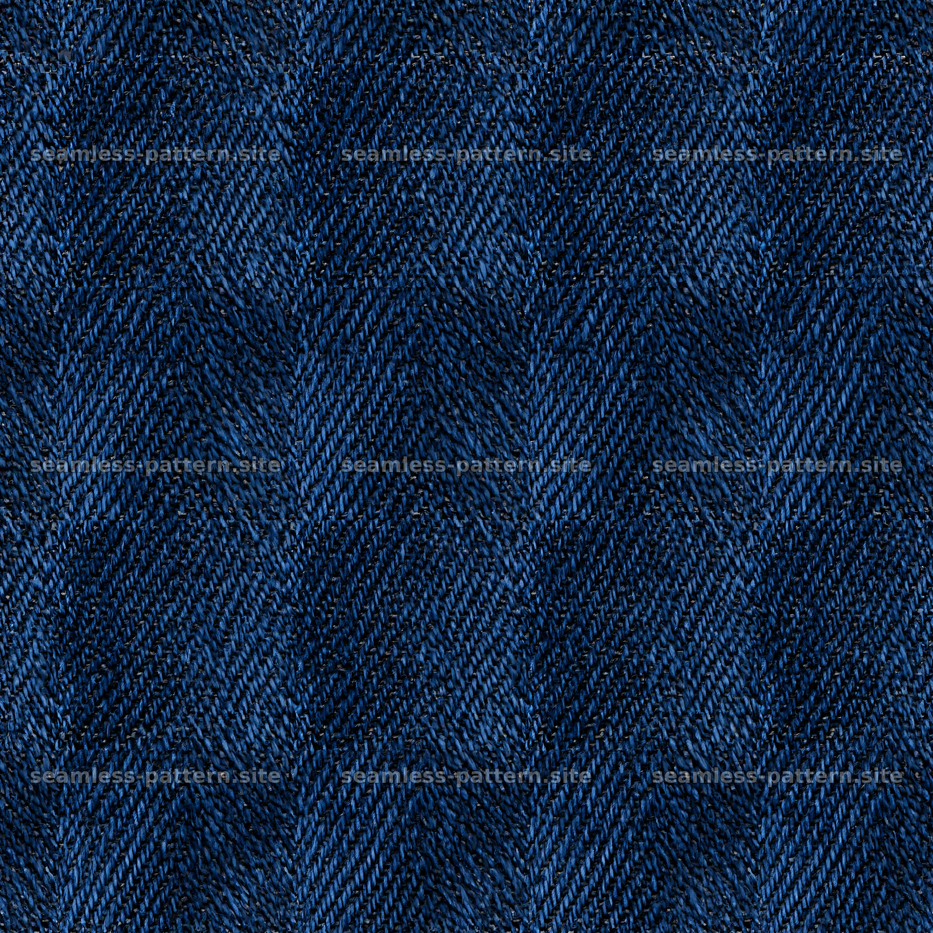 Seamless dark wash denim texture for fabric and wallpaper design — seamless tileable pattern