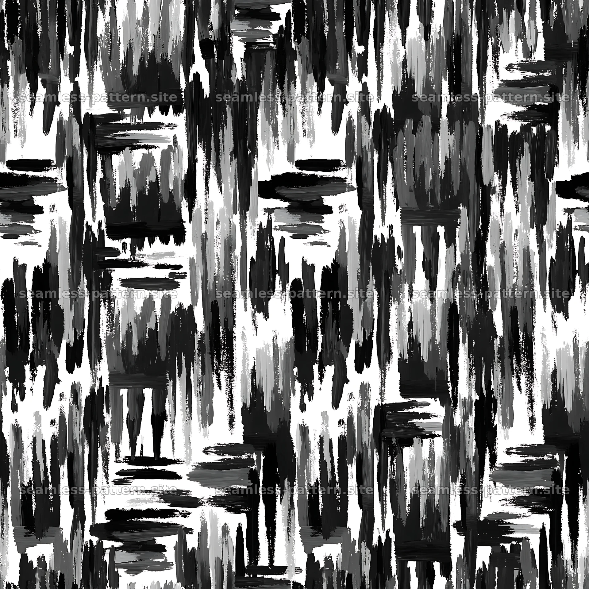 Seamless green camouflage brushstroke pattern — seamless tileable pattern