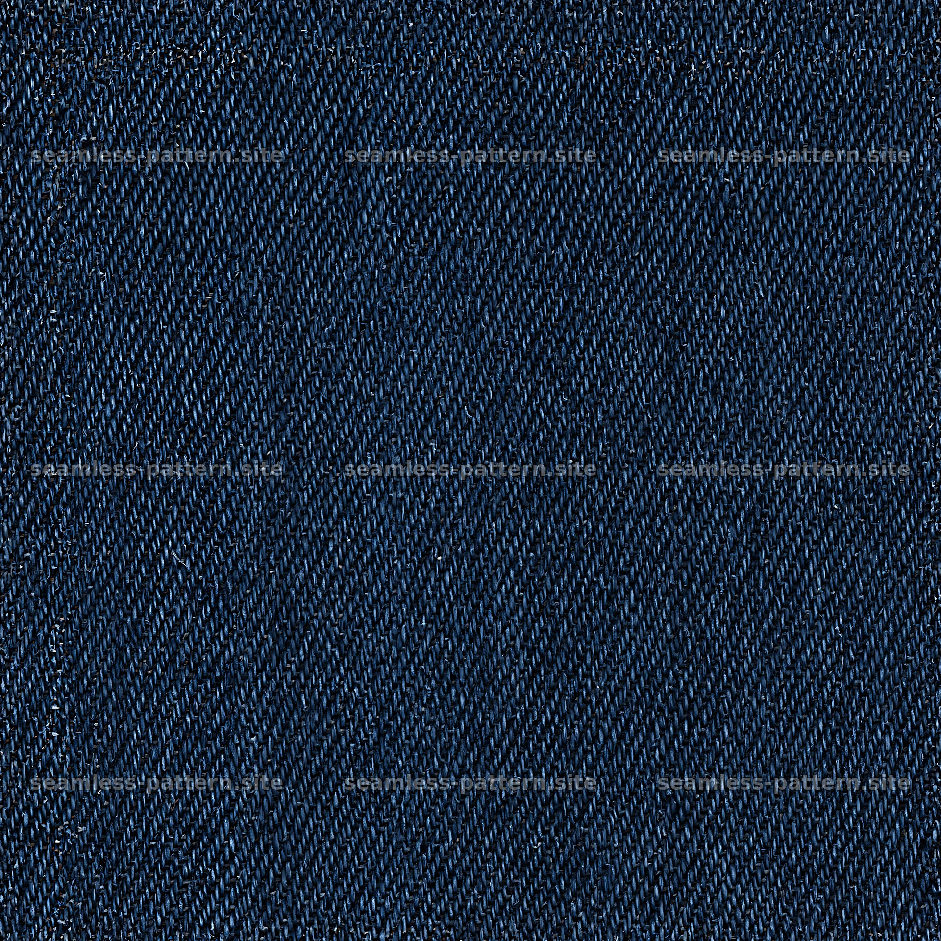 Seamless dark wash denim texture for fabric and wallpaper — seamless tileable pattern