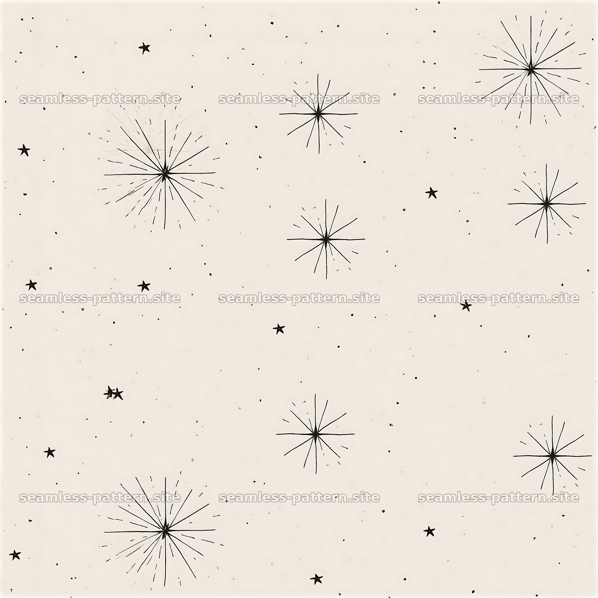 Starry pattern for gift wrapping or crafting projects — seamless tileable pattern at 8192x8192