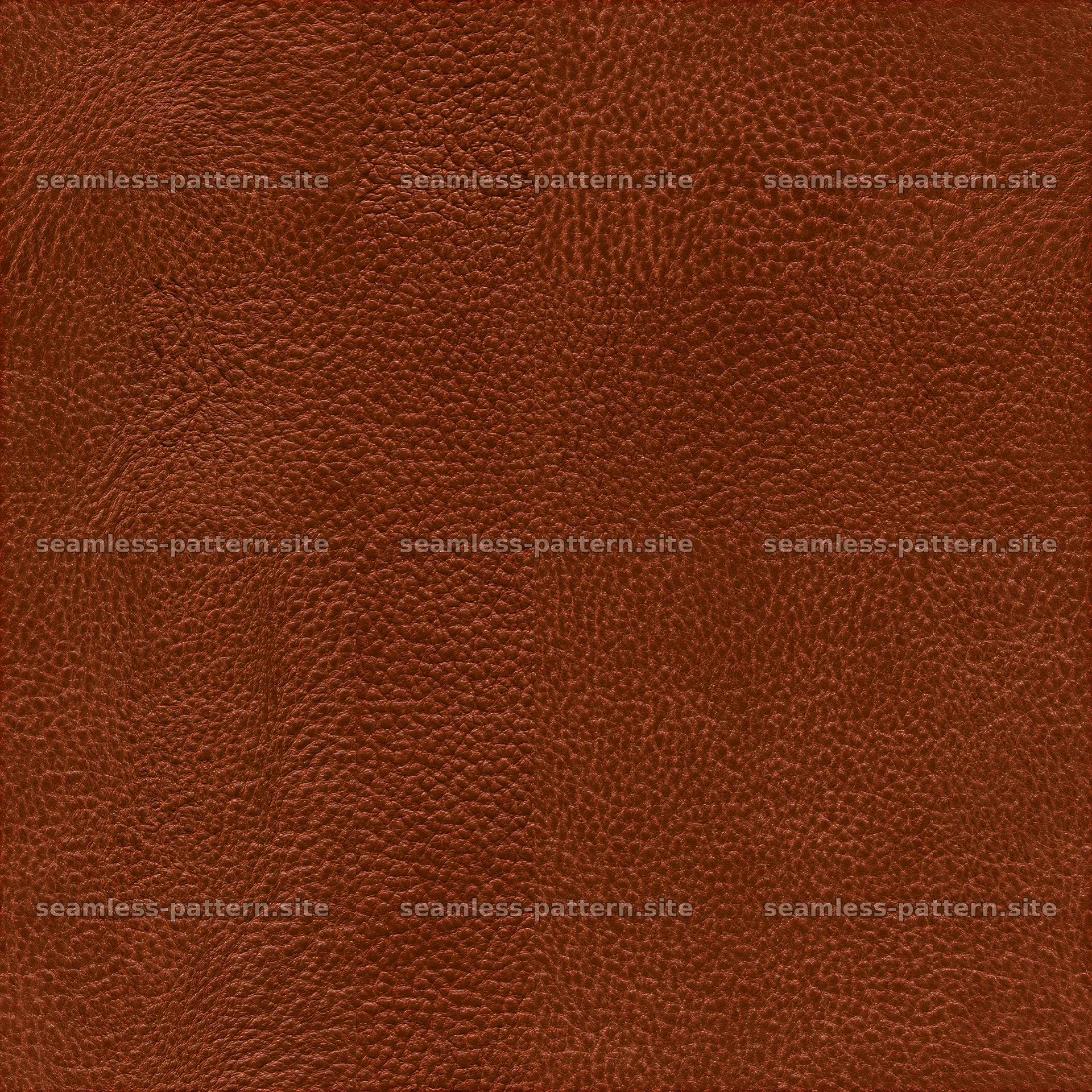 Seamless realistic leather texture in rich brown color — seamless tileable pattern at 8192x8192