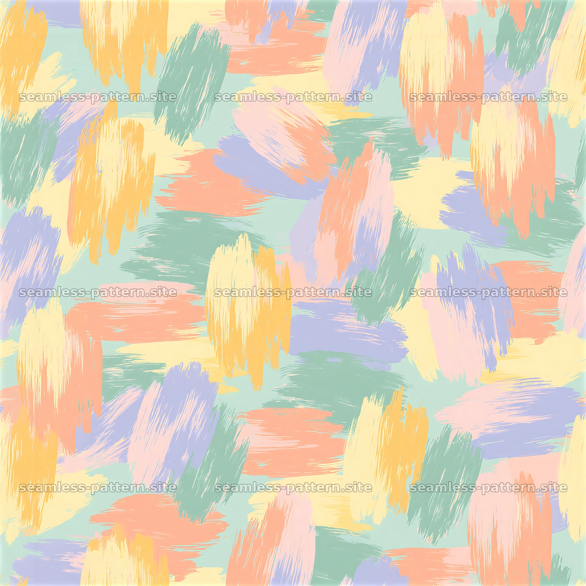 Pastel Abstract Brushstroke Seamless Pattern — seamless tileable pattern at 8192x8192