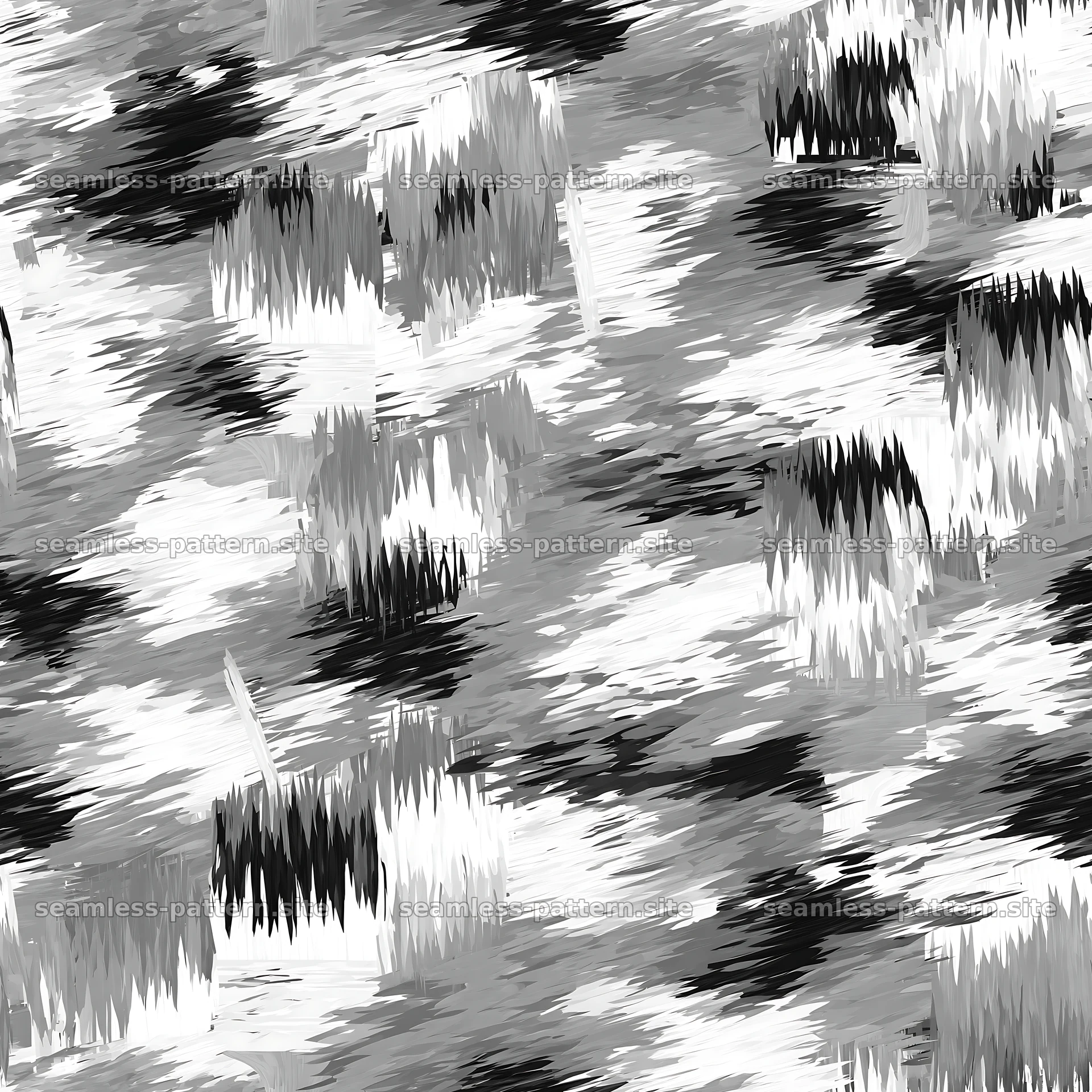 Seamless desert camouflage brushstroke pattern for textiles — seamless tileable pattern