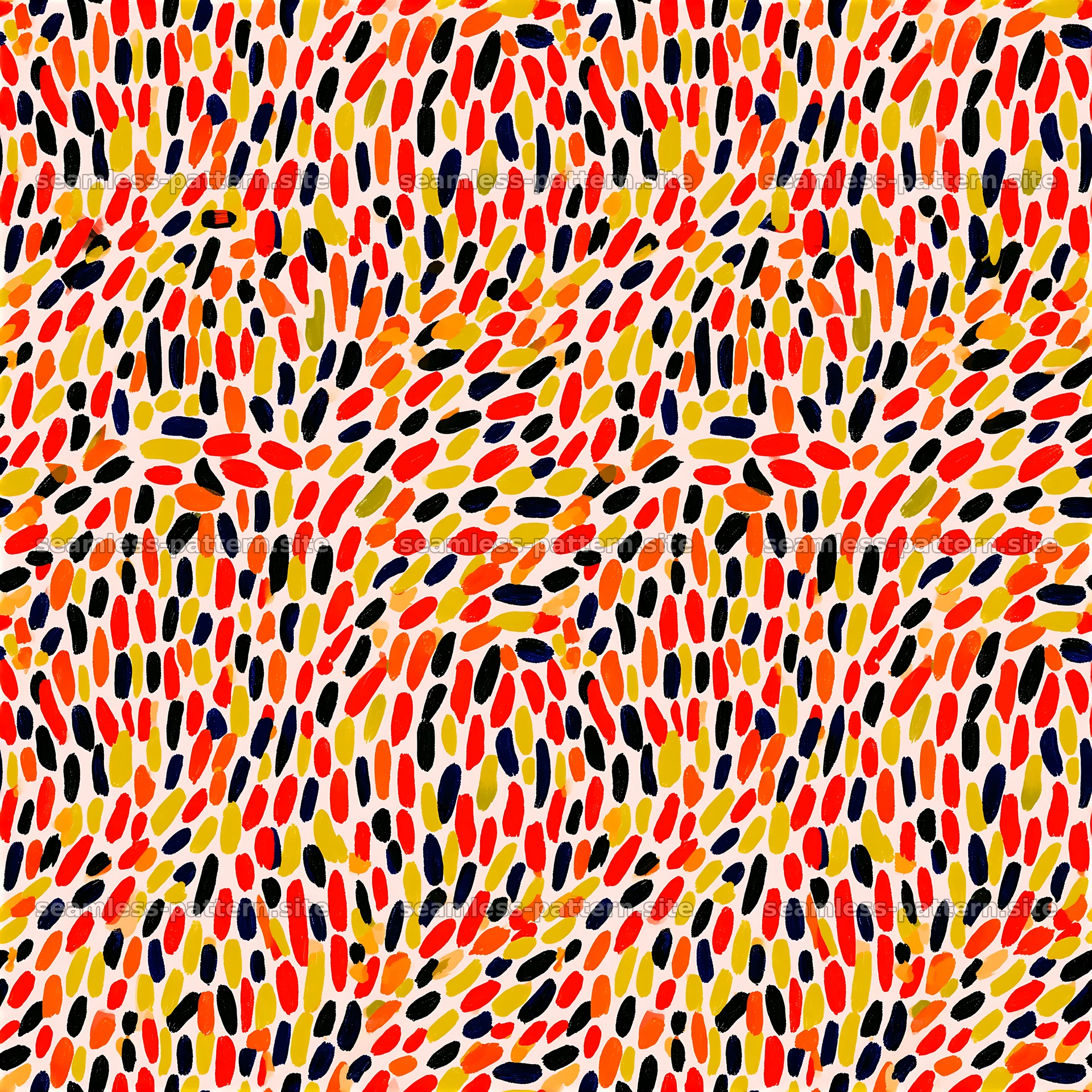 Colorful Confetti Brushstroke Seamless Pattern — seamless tileable pattern at 8192x8192