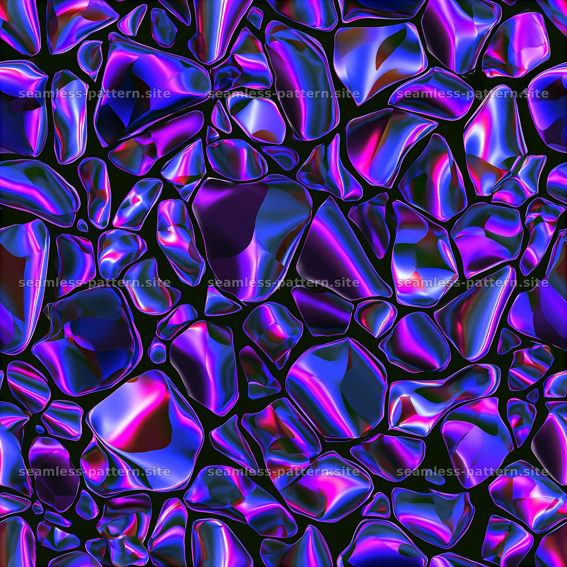 Purple holographic camouflage seamless pattern for various uses — seamless tileable pattern at 8192x8192