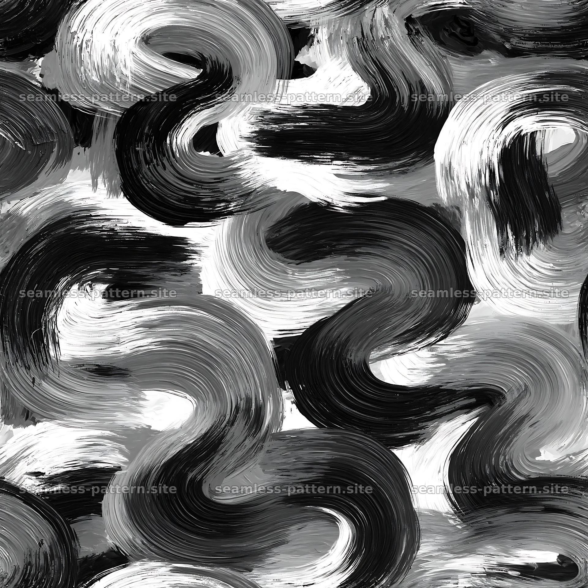 Seamless camouflage brushstroke pattern for fabric and wallpaper — seamless tileable pattern