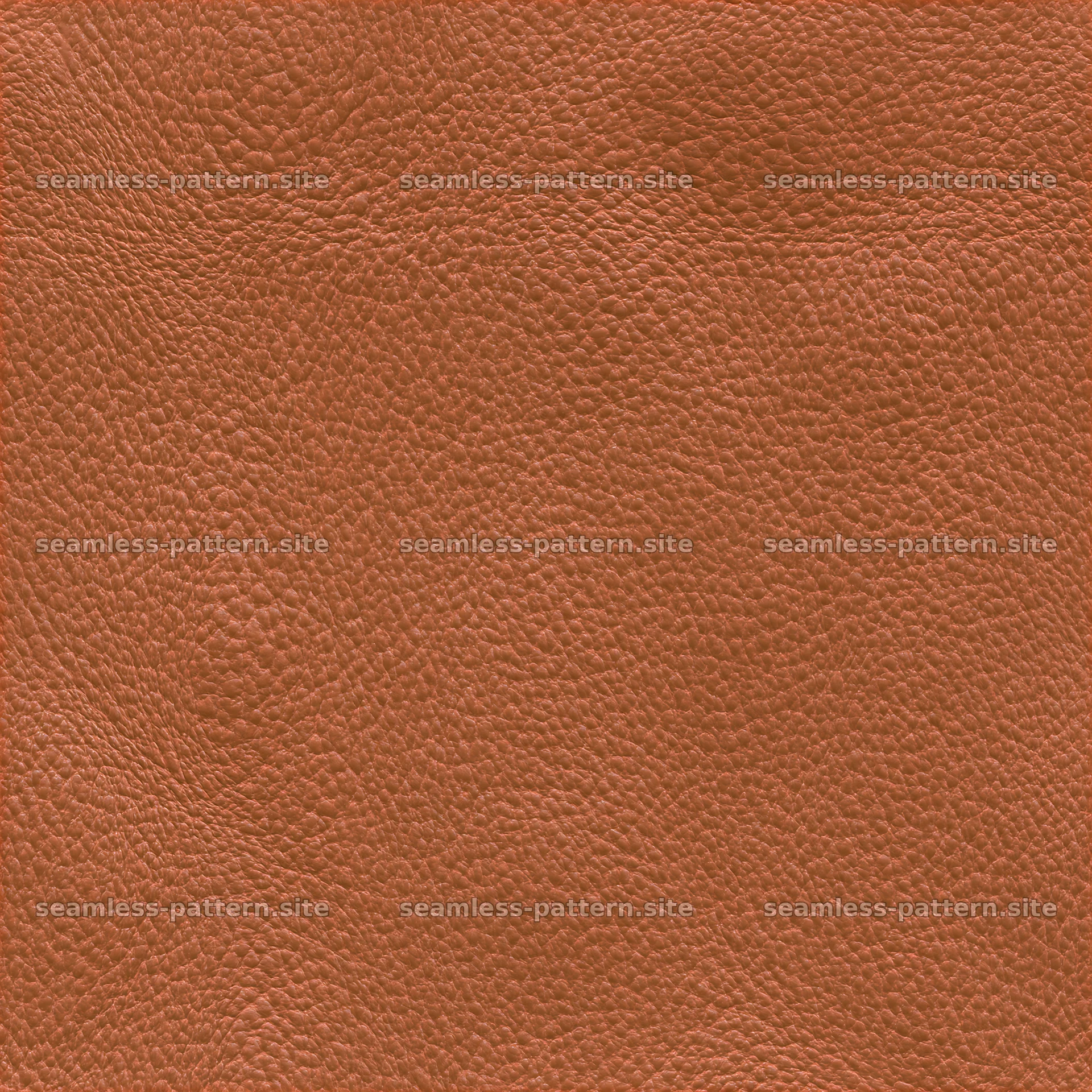 Seamless realistic leather texture with natural grain and warm color — seamless tileable pattern at 8192x8192