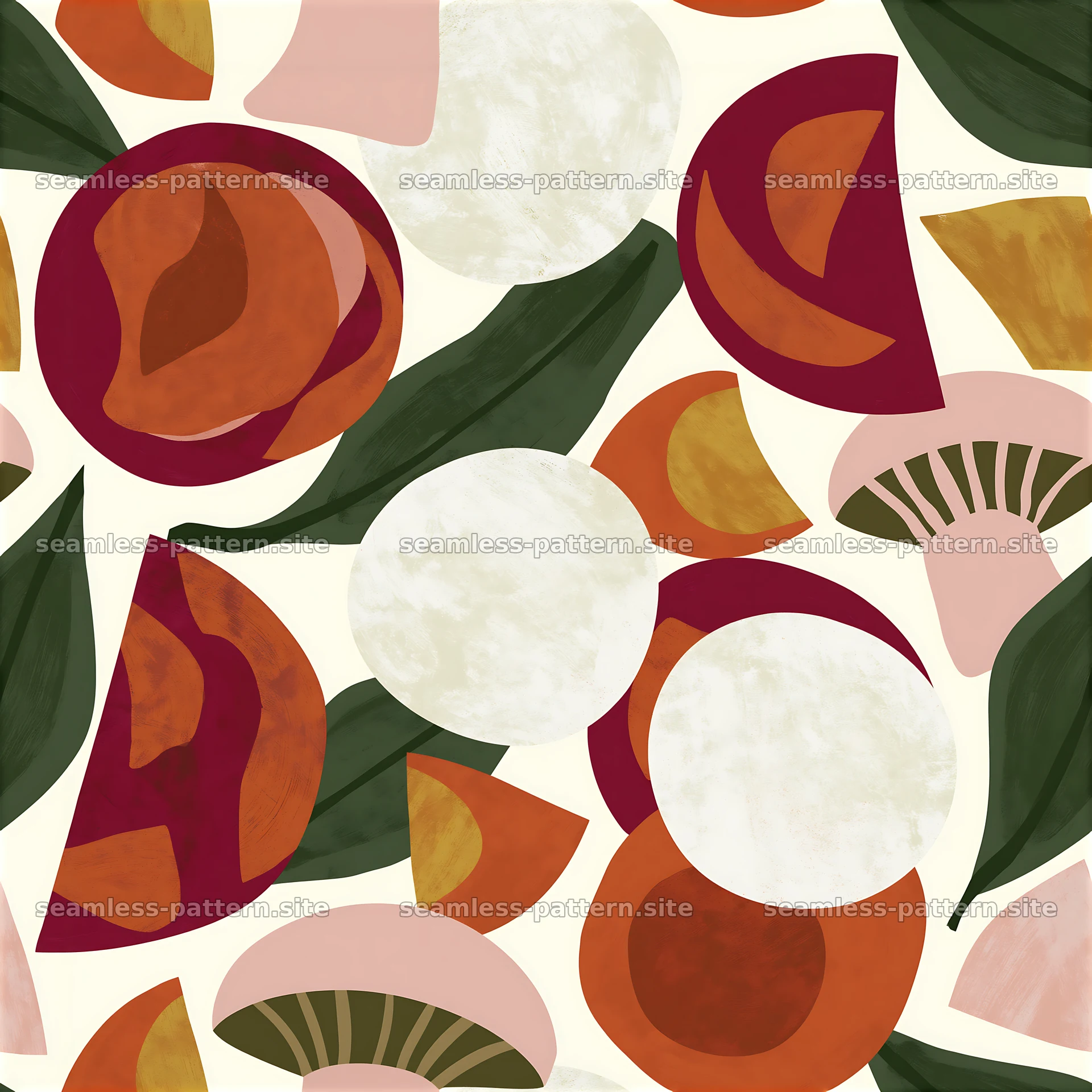 Seamless pizza toppings pattern featuring colorful ingredients and — seamless tileable pattern at 8192x8192