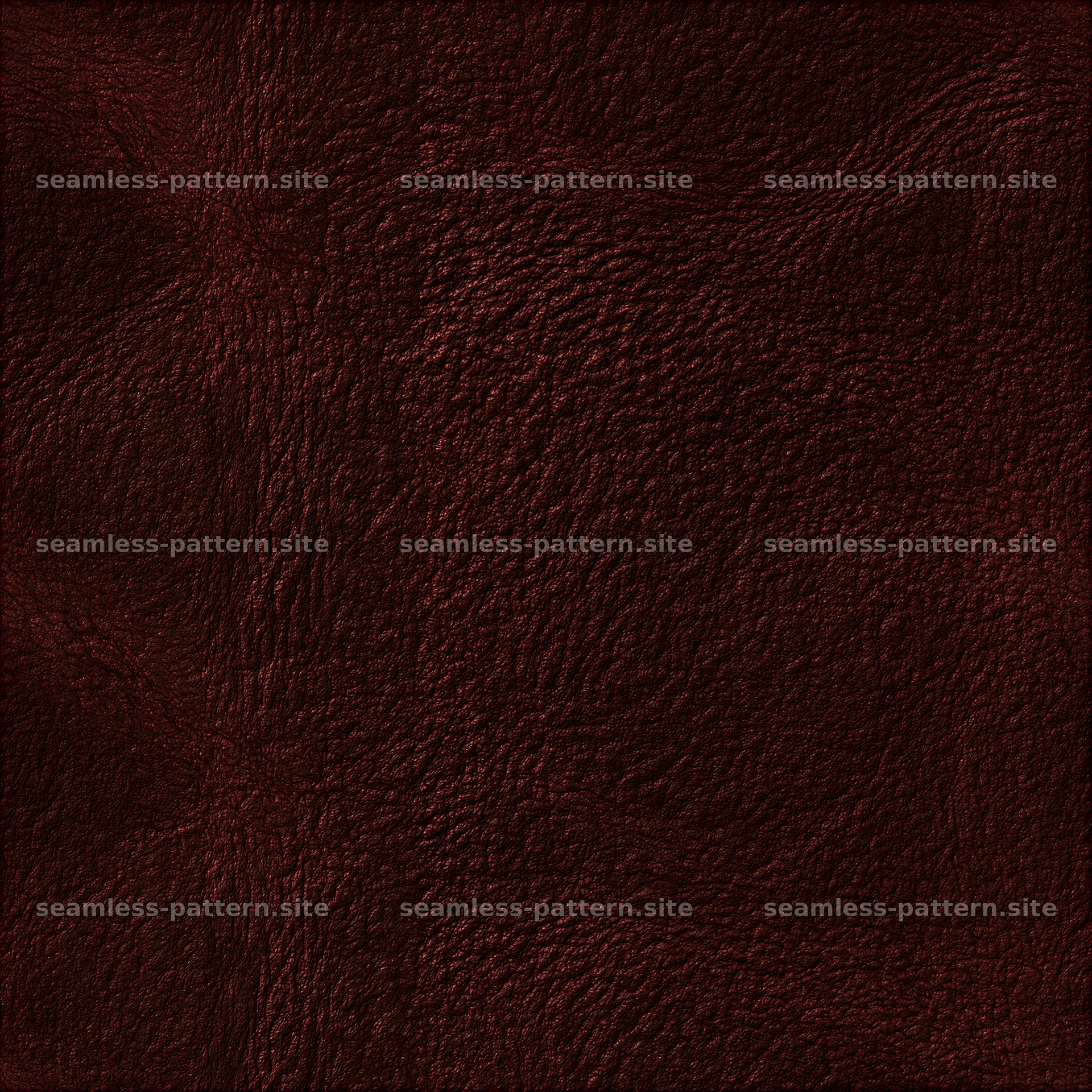 Seamless realistic leather texture with deep brown color pattern — seamless tileable pattern at 8192x8192