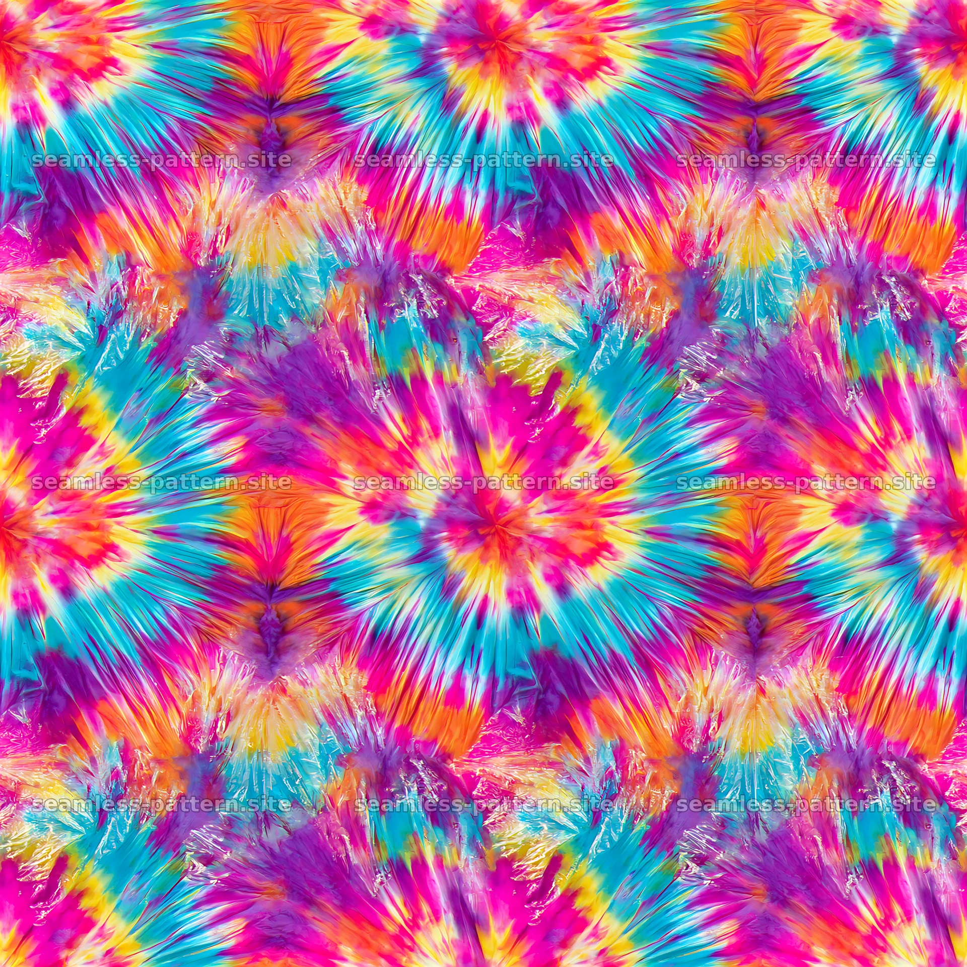 Bright and colorful tie dye seamless pattern design — seamless tileable pattern at 8192x8192