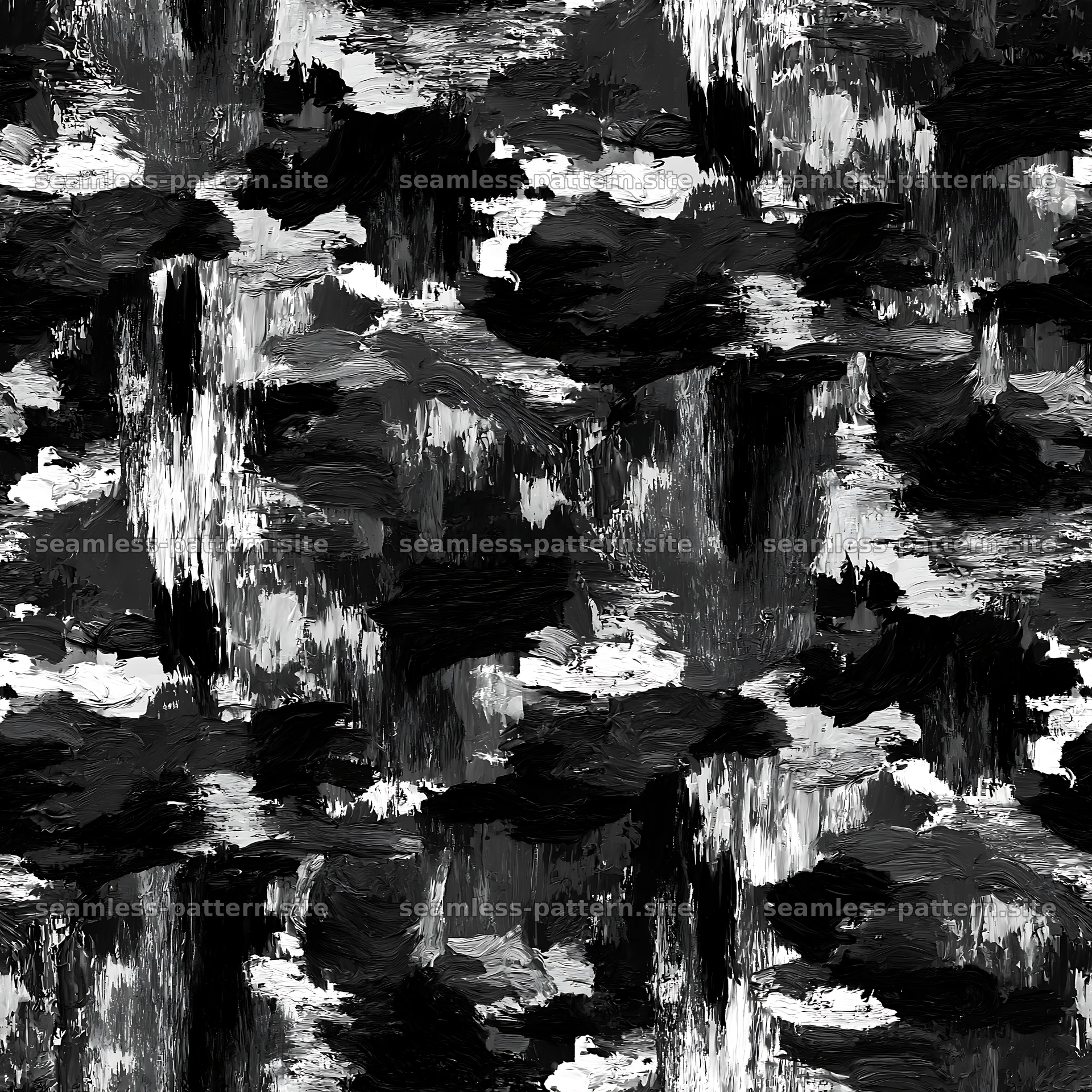 Seamless green camouflage brushstroke pattern for textiles — seamless tileable pattern