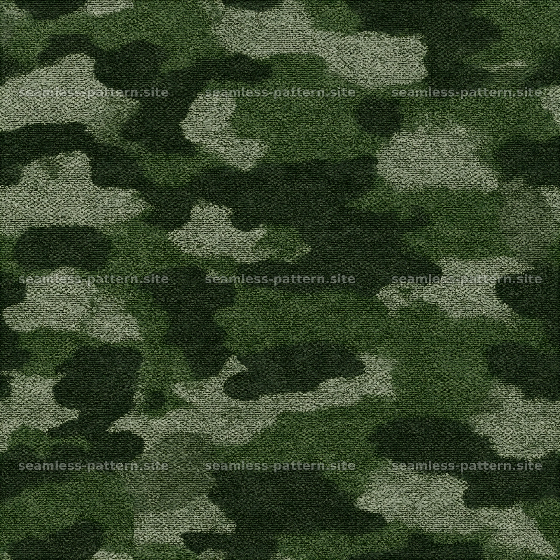 Green camouflage canvas tileable pattern with dark and light green — seamless tileable pattern at 8192x8192