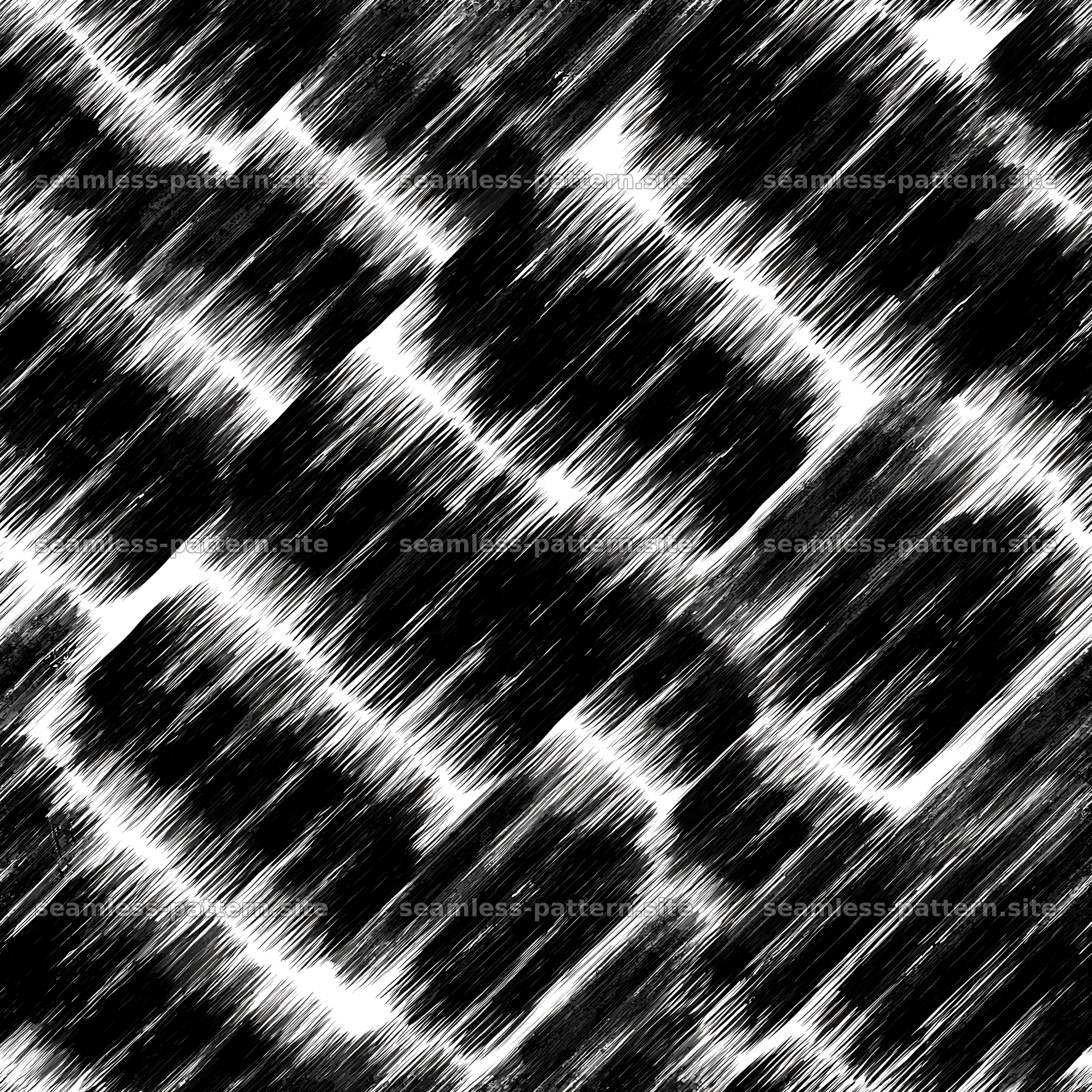 Seamless black and white brushstroke pattern for fabric and wallpaper seamless pattern