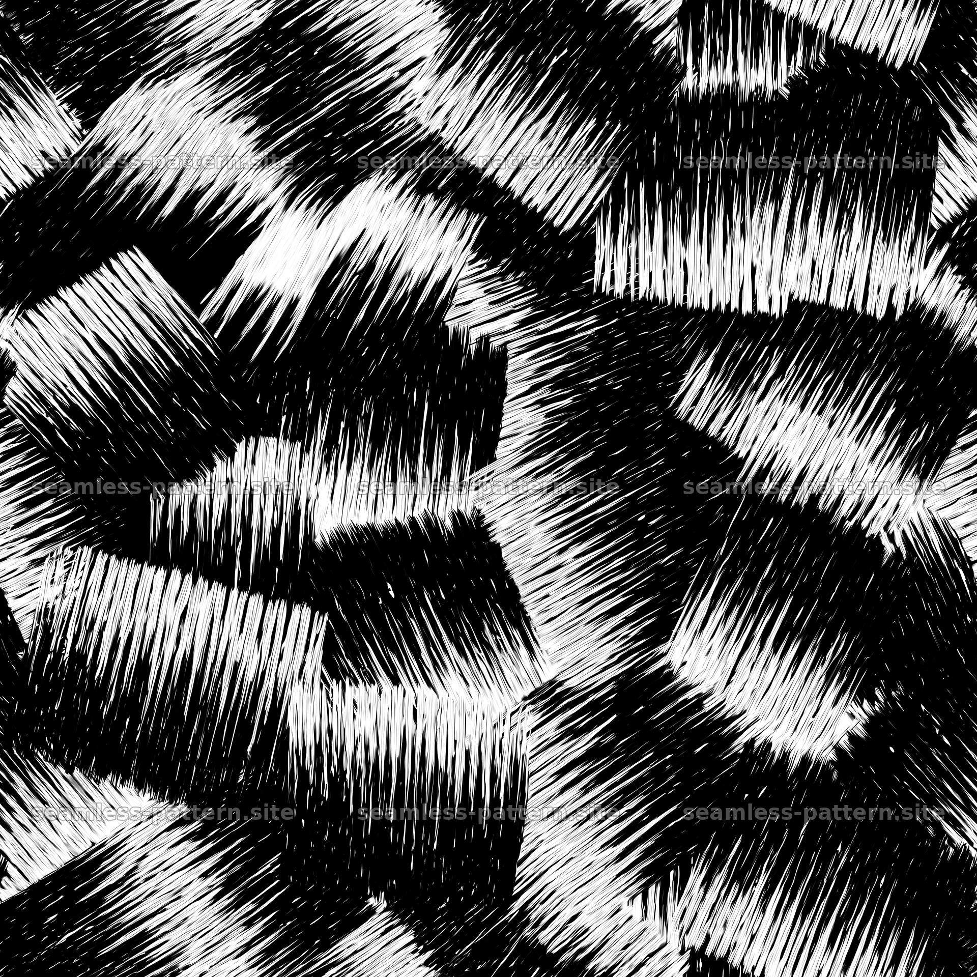 Seamless black and white brushstroke pattern for textiles seamless pattern