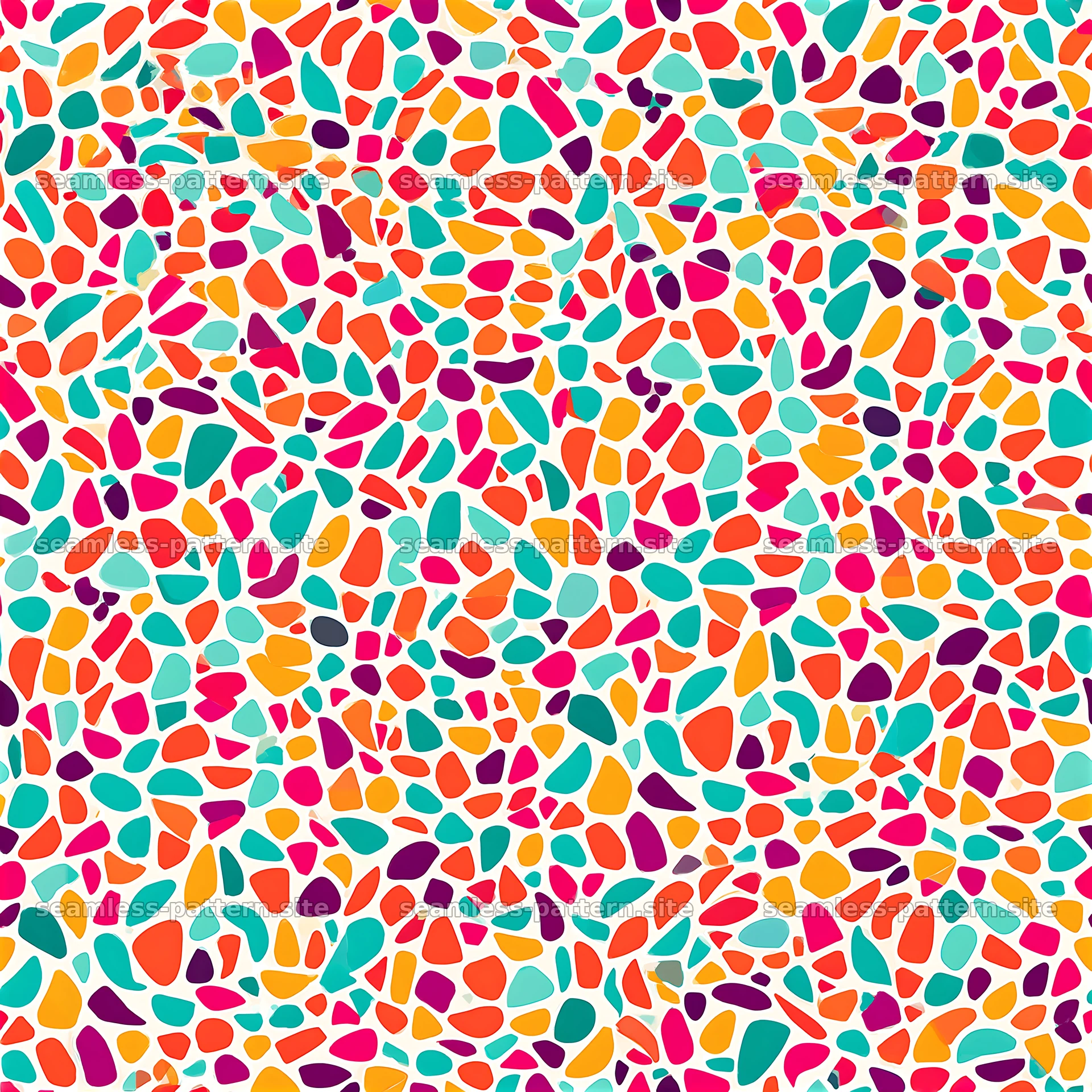 Funky Colorful Abstract Seamless Pattern — seamless tileable pattern at 8192x8192