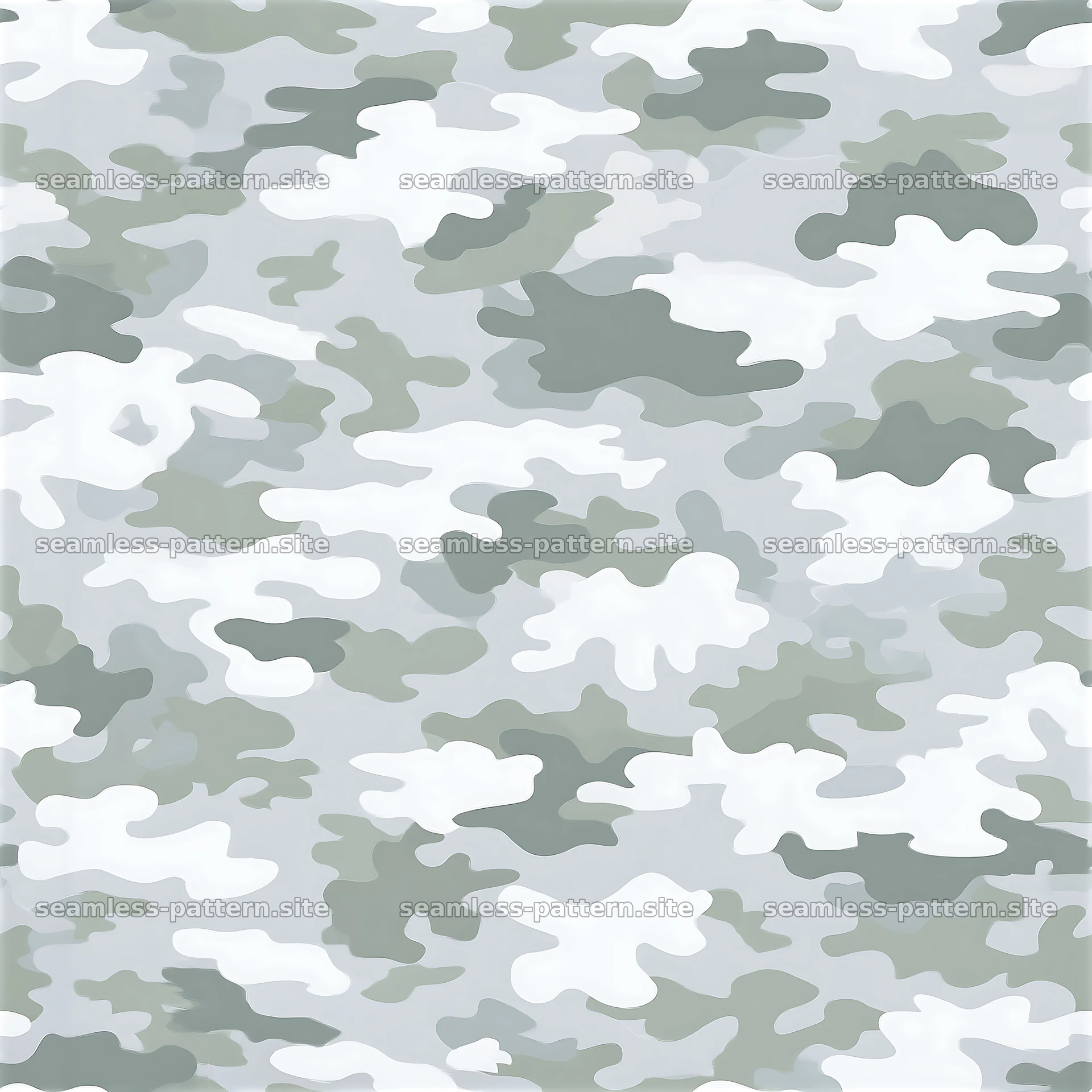 Gray and white camouflage seamless pattern design for fabric — seamless tileable pattern at 8192x8192