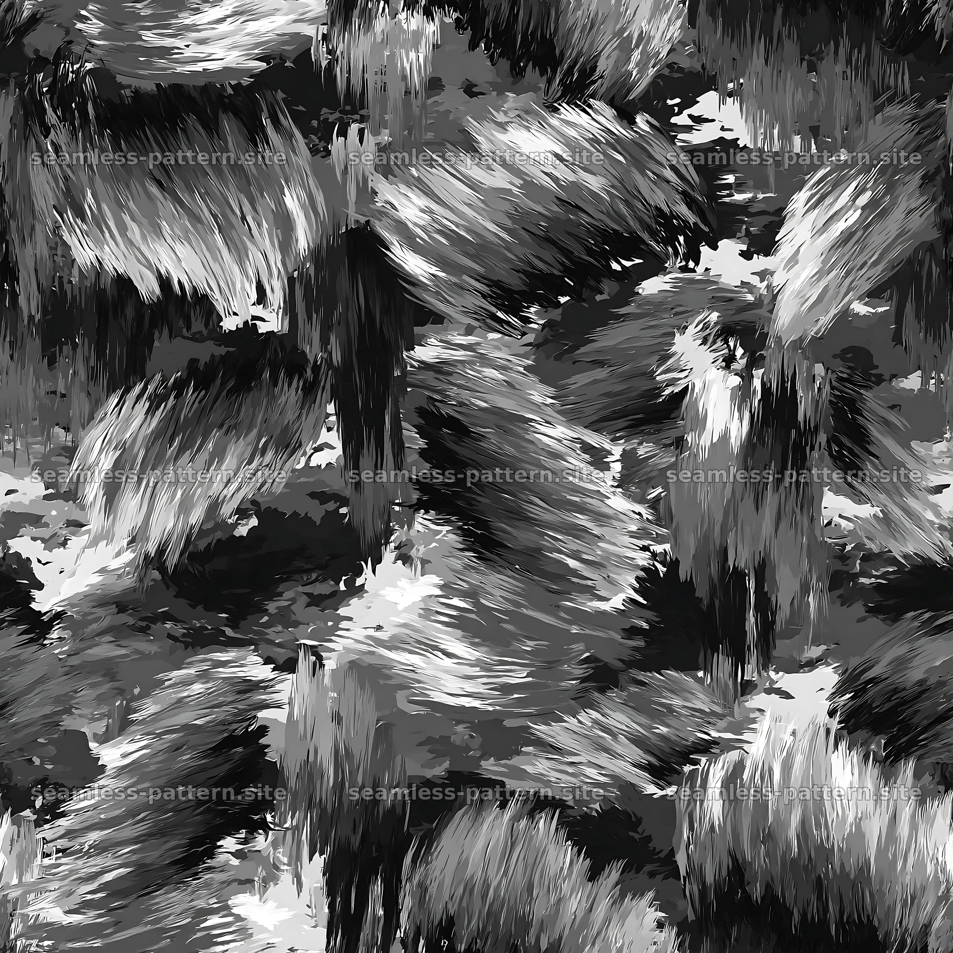 Seamless military camouflage brushstroke pattern design — seamless tileable pattern