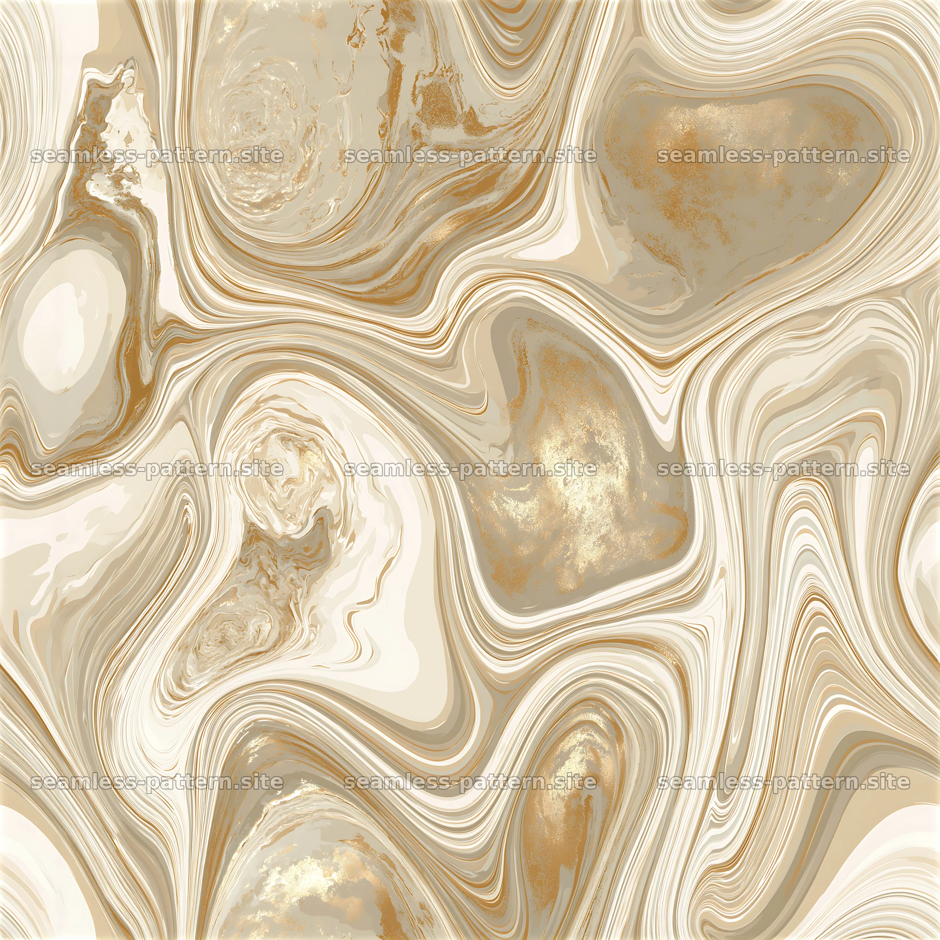 Seamless beige and gold marble pattern for elegant design projects — seamless tileable pattern at 8192x8192