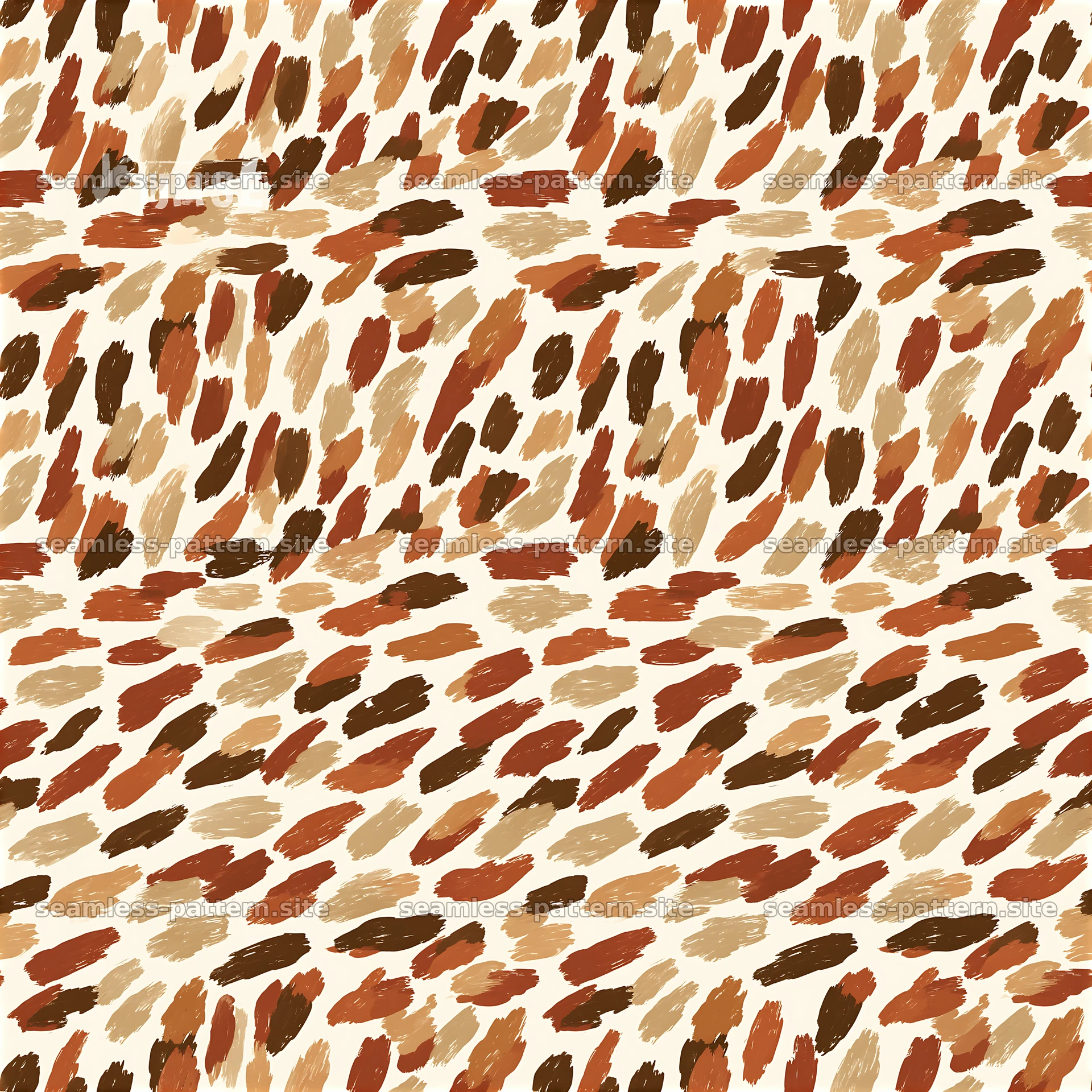 Seamless earthy spotted hide pattern for textile and decor use — seamless tileable pattern at 8192x8192