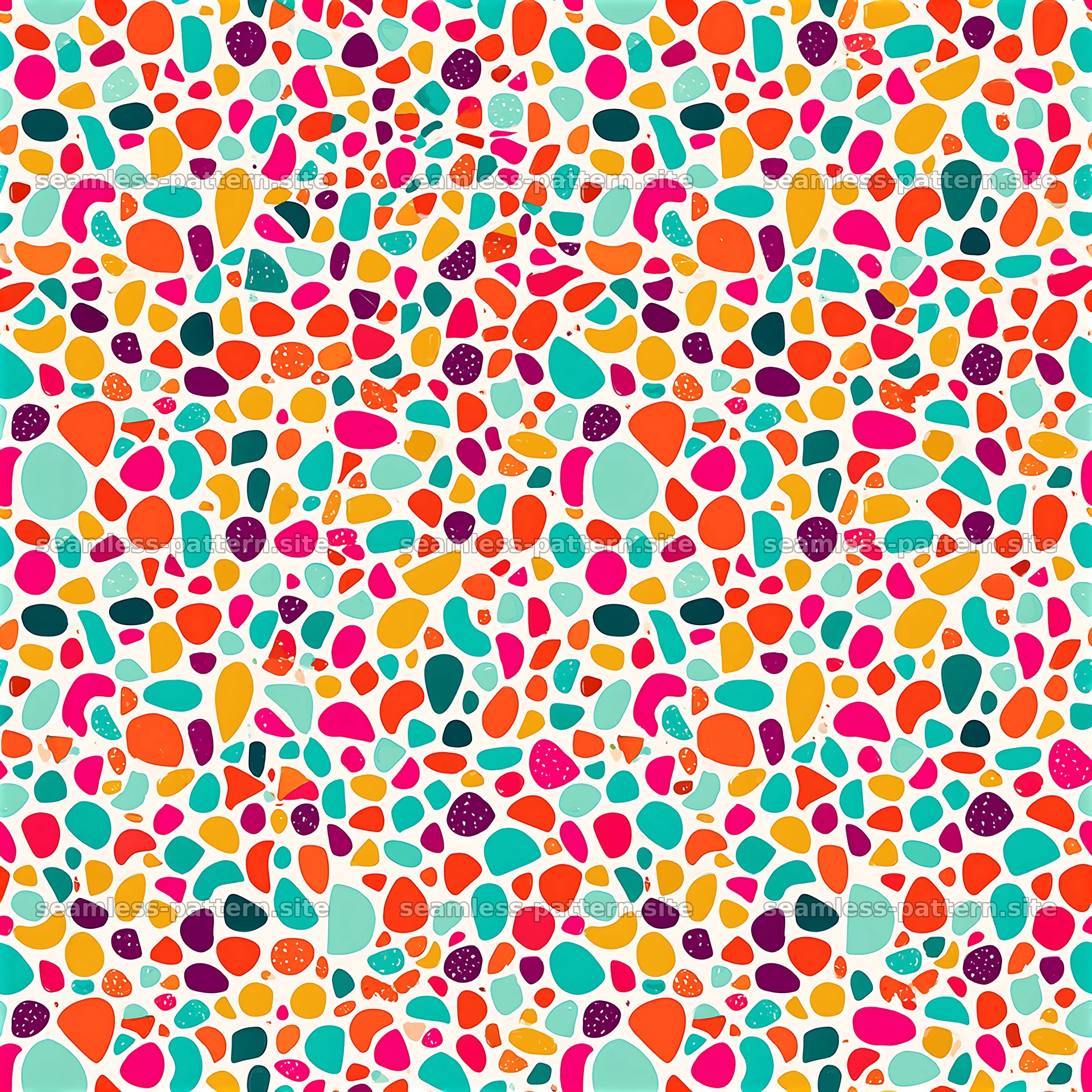 Funky Colorful Abstract Seamless Pattern — seamless tileable pattern at 8192x8192