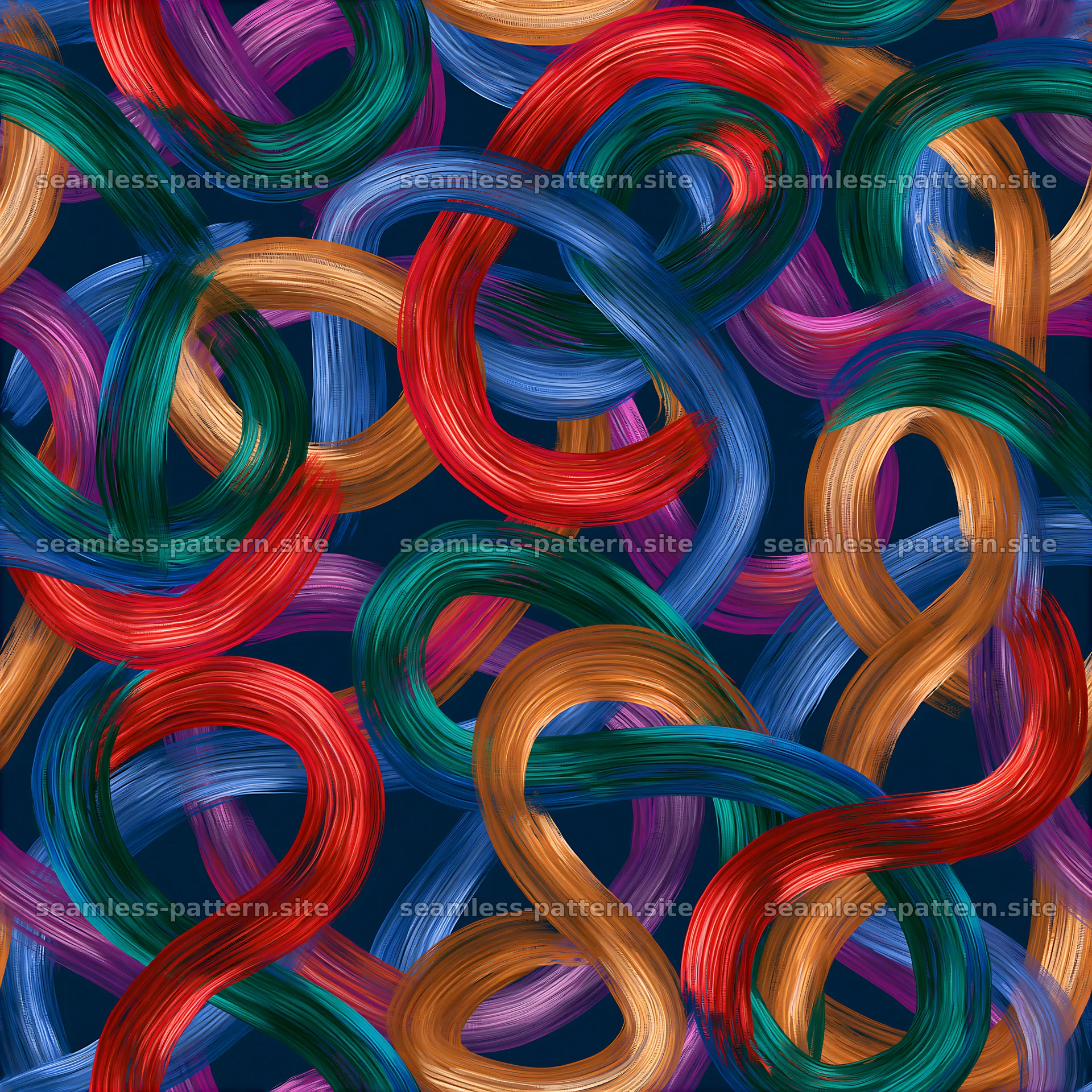 Colorful hand painted strokes seamless pattern for textile and decor — seamless tileable pattern at 8192x8192