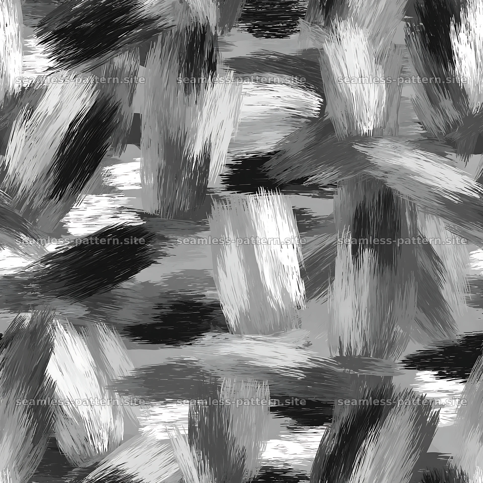 Seamless green camouflage brushstroke pattern — seamless tileable pattern