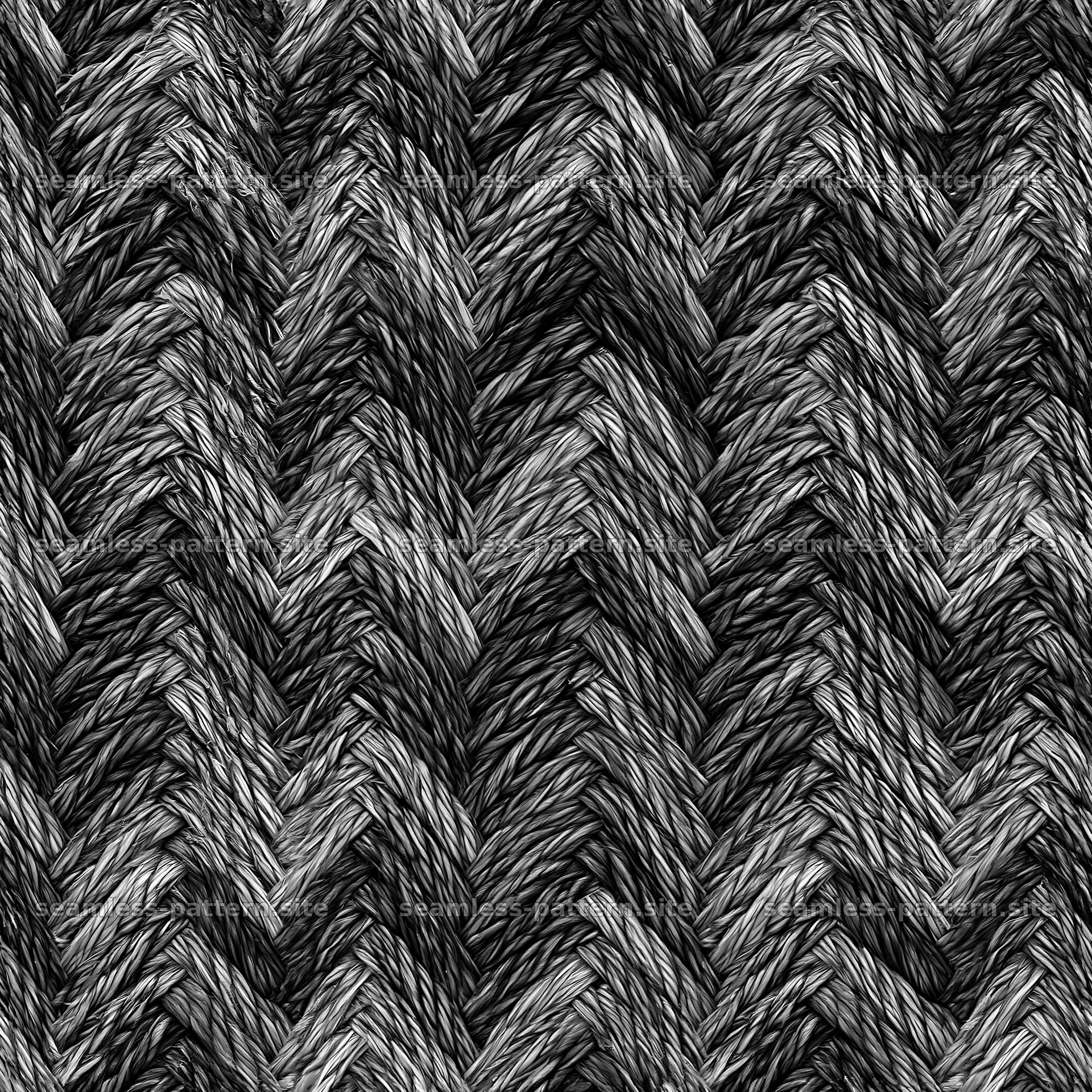 Seamless stretch denim texture pattern in black and white — seamless tileable pattern