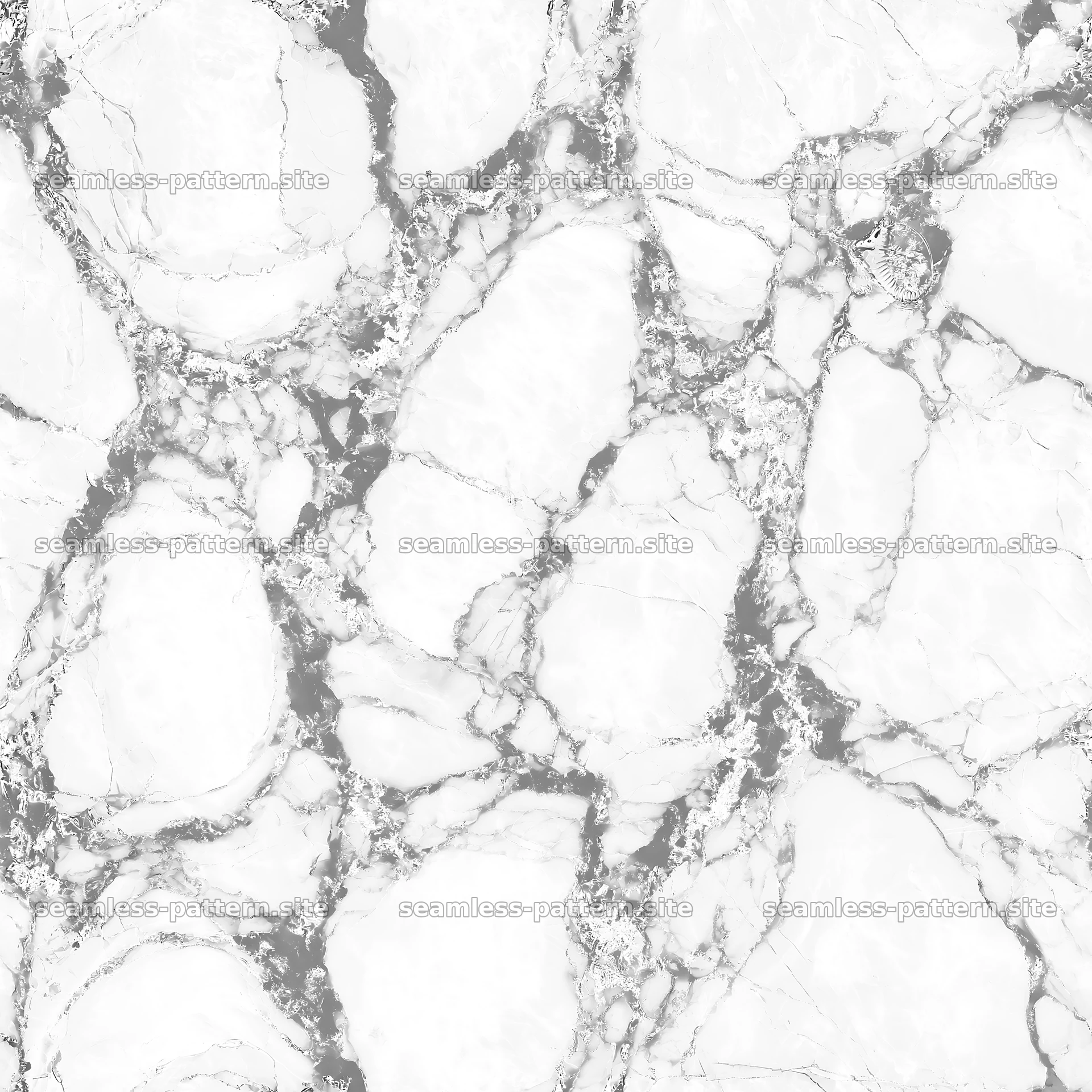 Gold veined cream marble repeat pattern for textiles — seamless tileable pattern