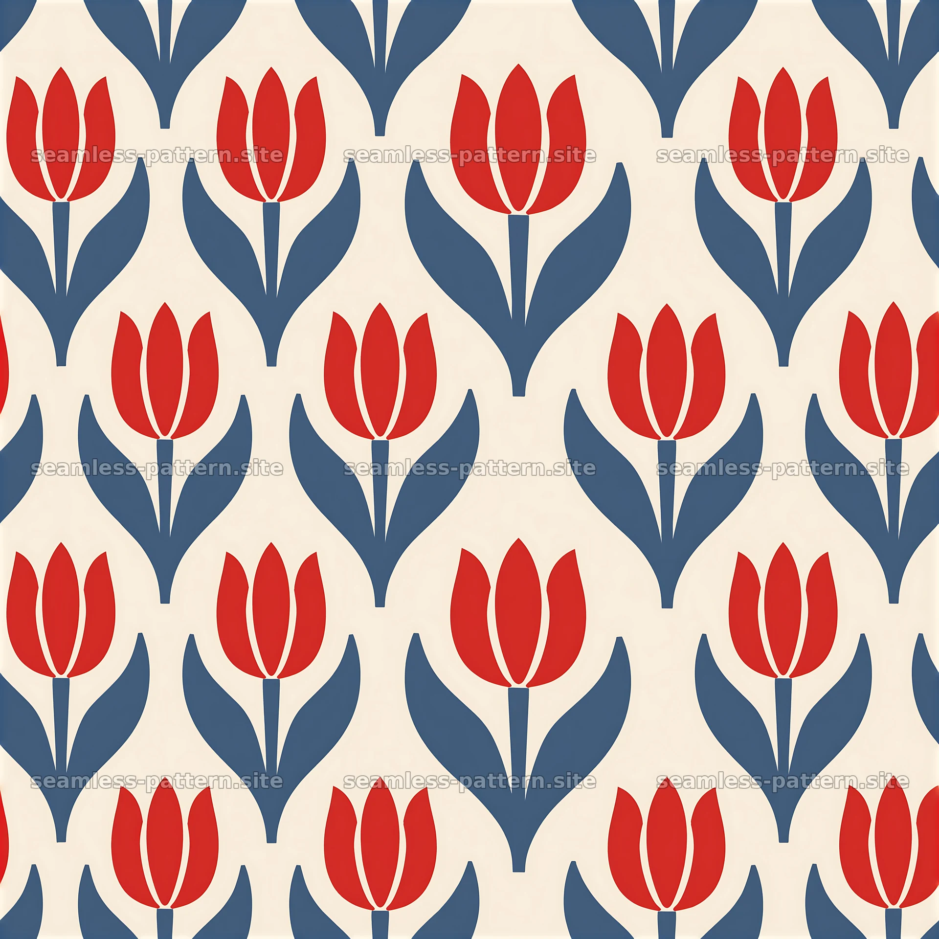 Tulip tileable pattern seamless pattern with floral design — seamless tileable pattern at 8192x8192