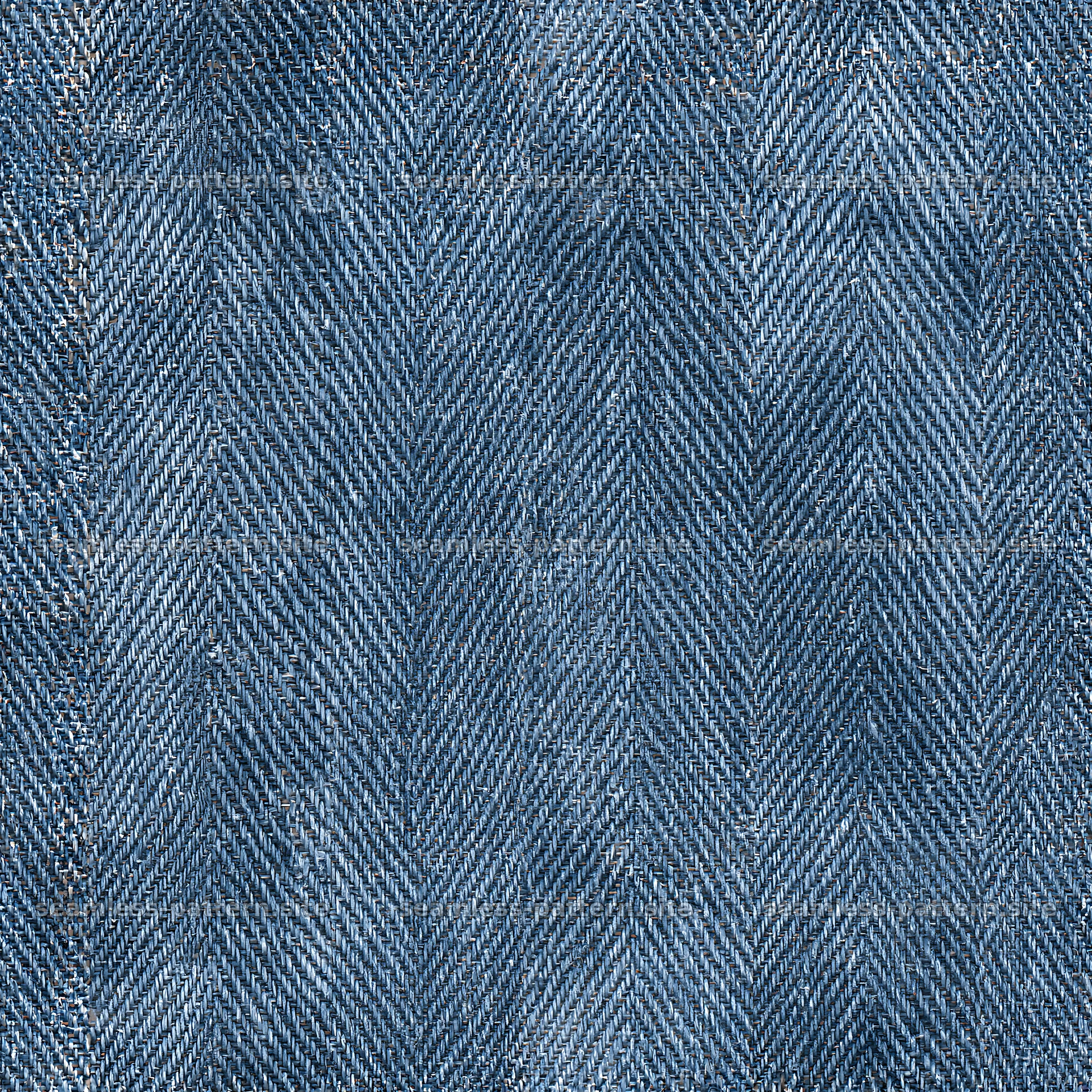 Seamless rugged denim fabric pattern with herringbone design — seamless tileable pattern