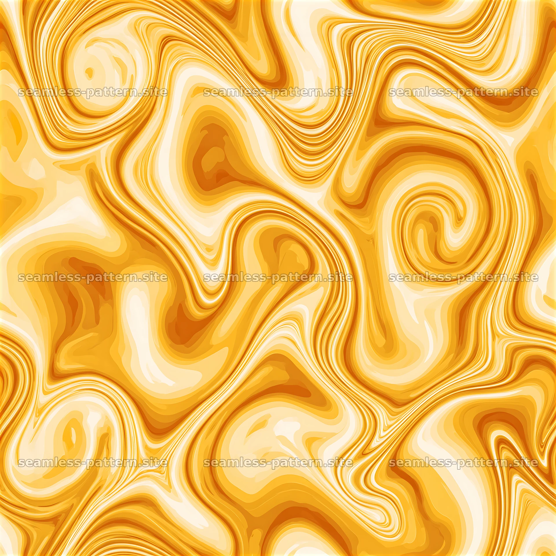 Colorful abstract seamless pattern resembling melted cheese — seamless tileable pattern at 8192x8192