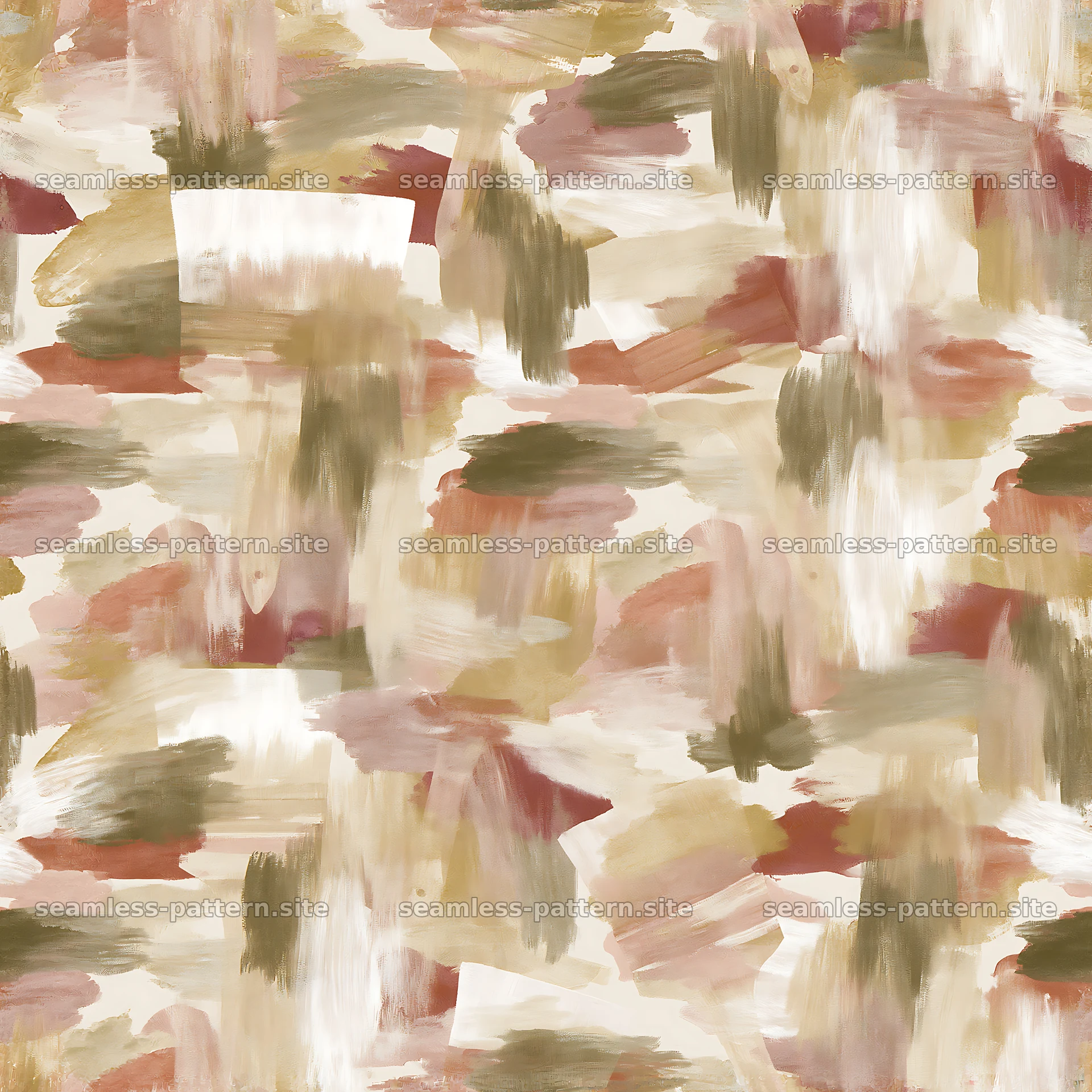Beige camouflage brushstroke pattern for fabric and wallpaper — seamless tileable pattern at 8192x8192