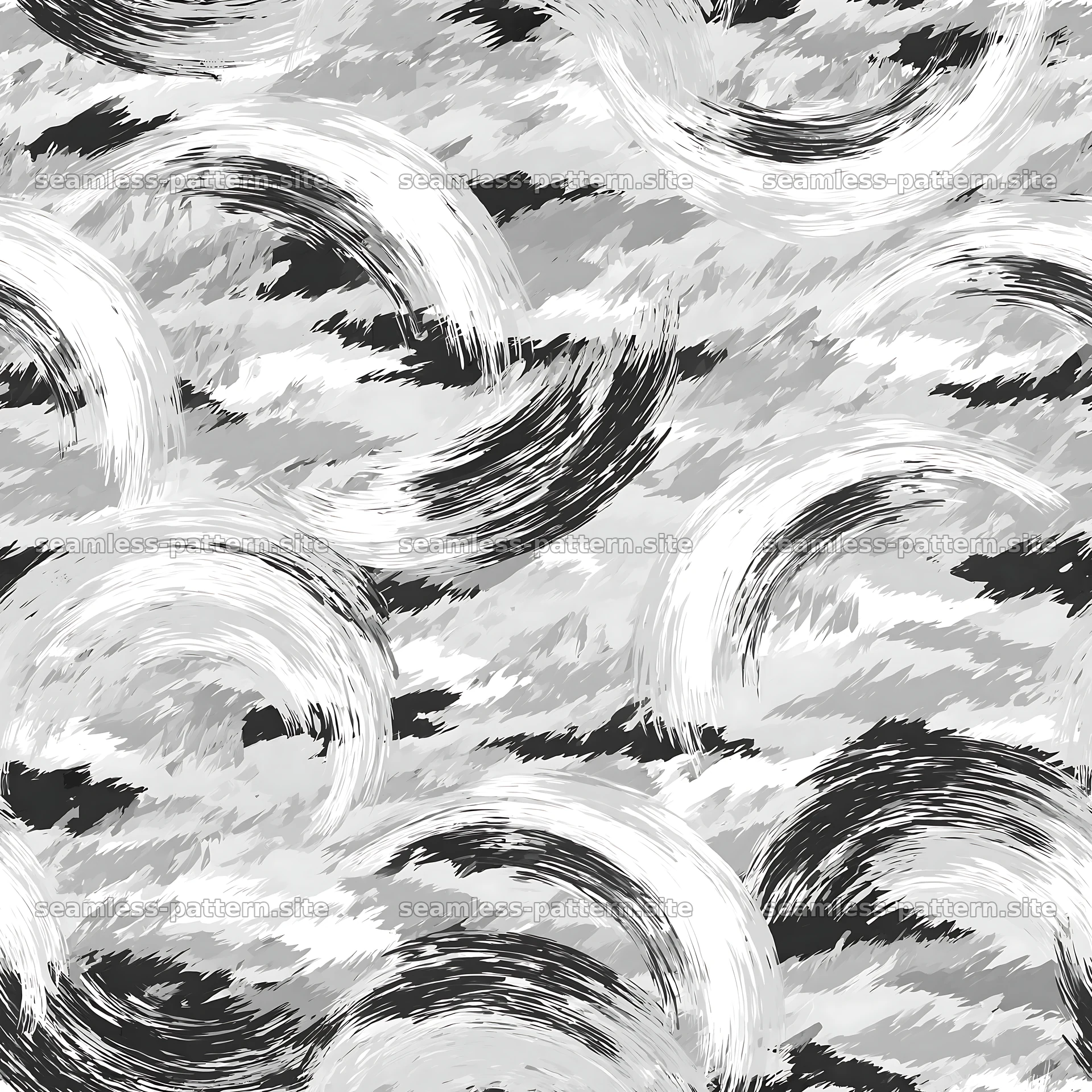 Seamless arctic camouflage brushstroke pattern for textiles — seamless tileable pattern